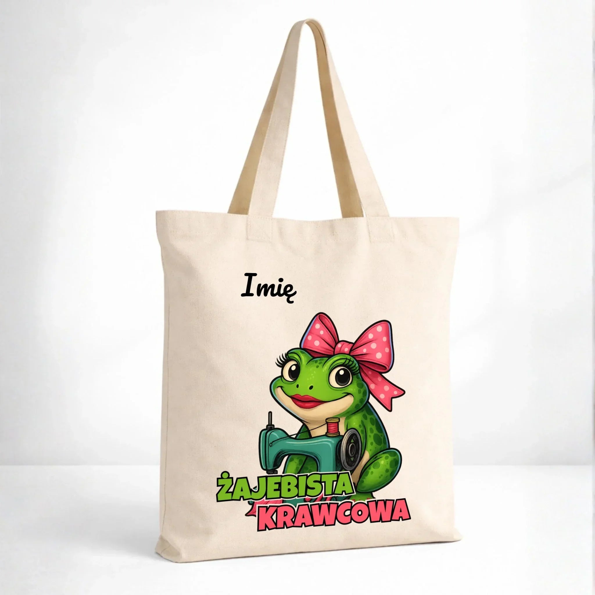 Torba szyciowa dla krawcowej - Żajebista Krawcowa - personalizowana HS32 - StoryCups.pl
