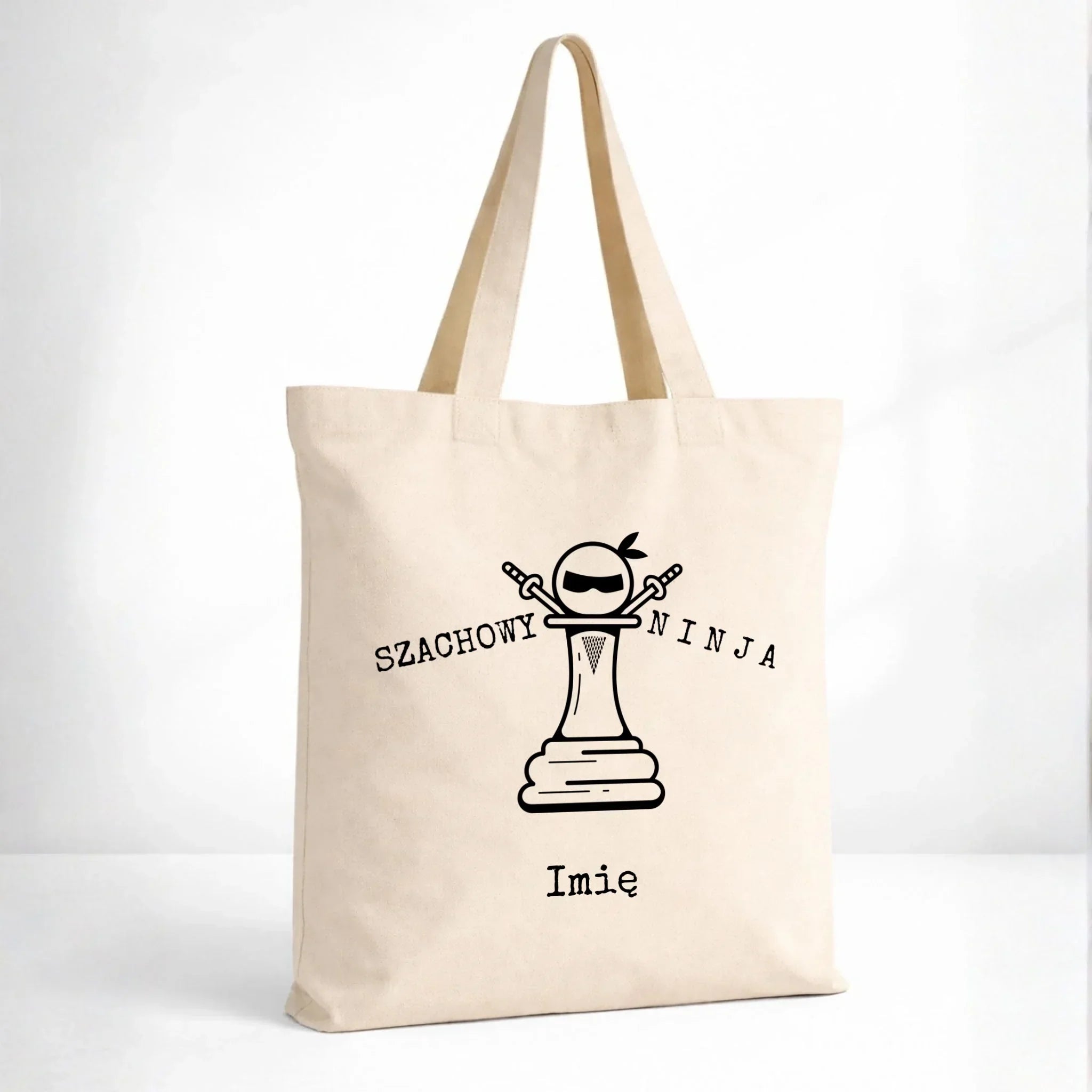 Torba dla szachisty - Szachowy ninja - personalizowana HSZ01 - StoryCups.pl