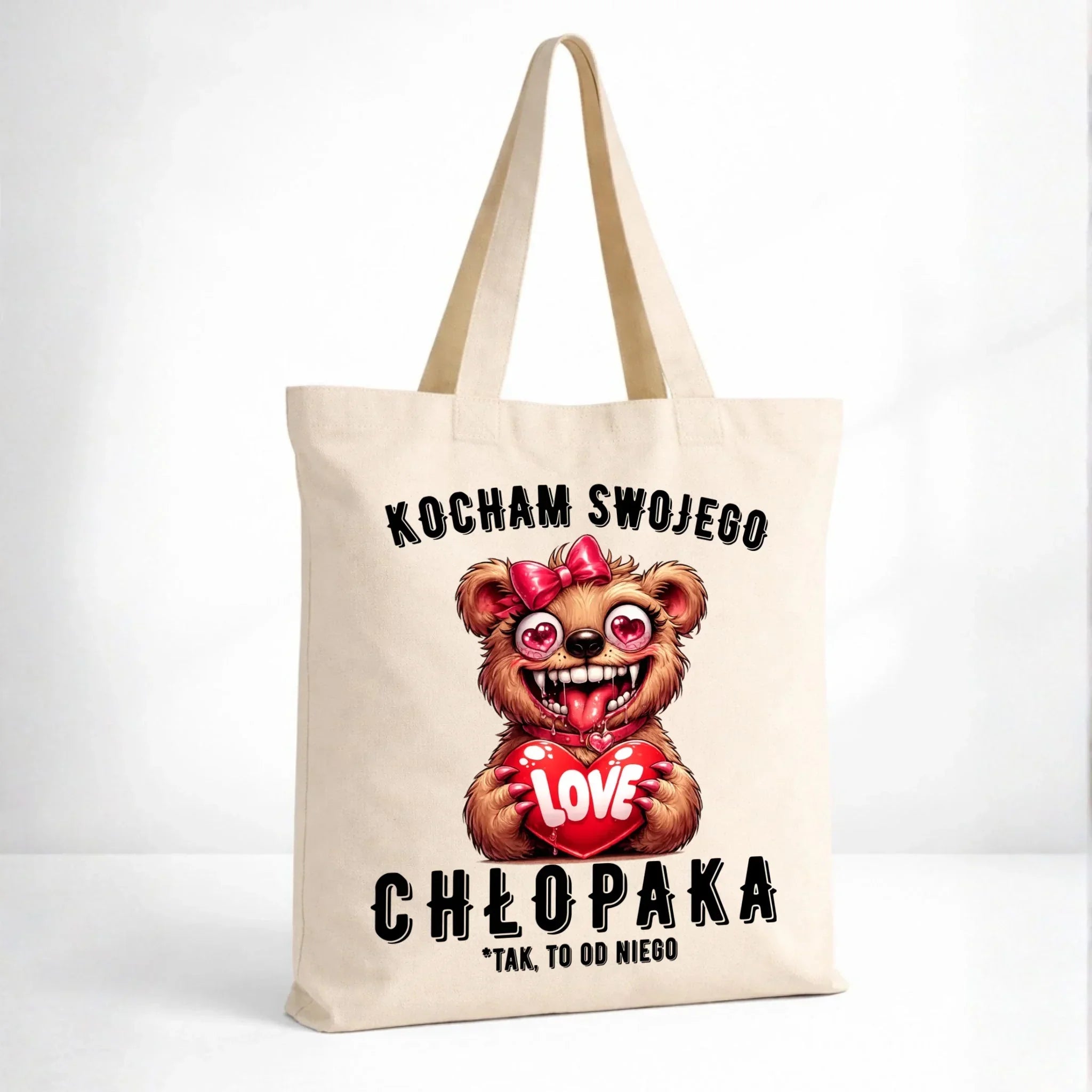 Torba dla dziewczyny - Kocham swojego chłopaka W89 - StoryCups.pl
