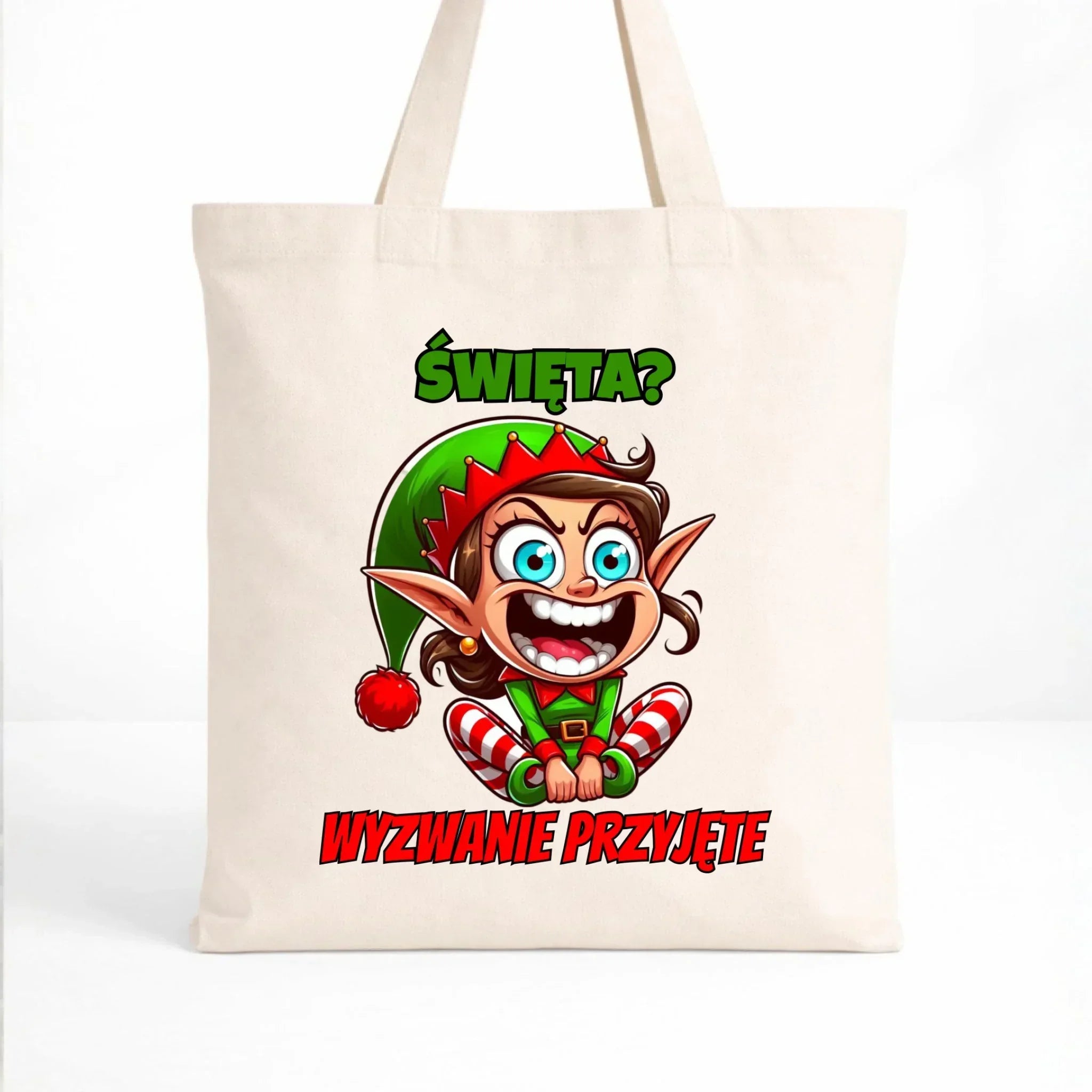 Torba świąteczna - Skrzat Wyzwanie przyjęte BN100 - StoryCups.pl