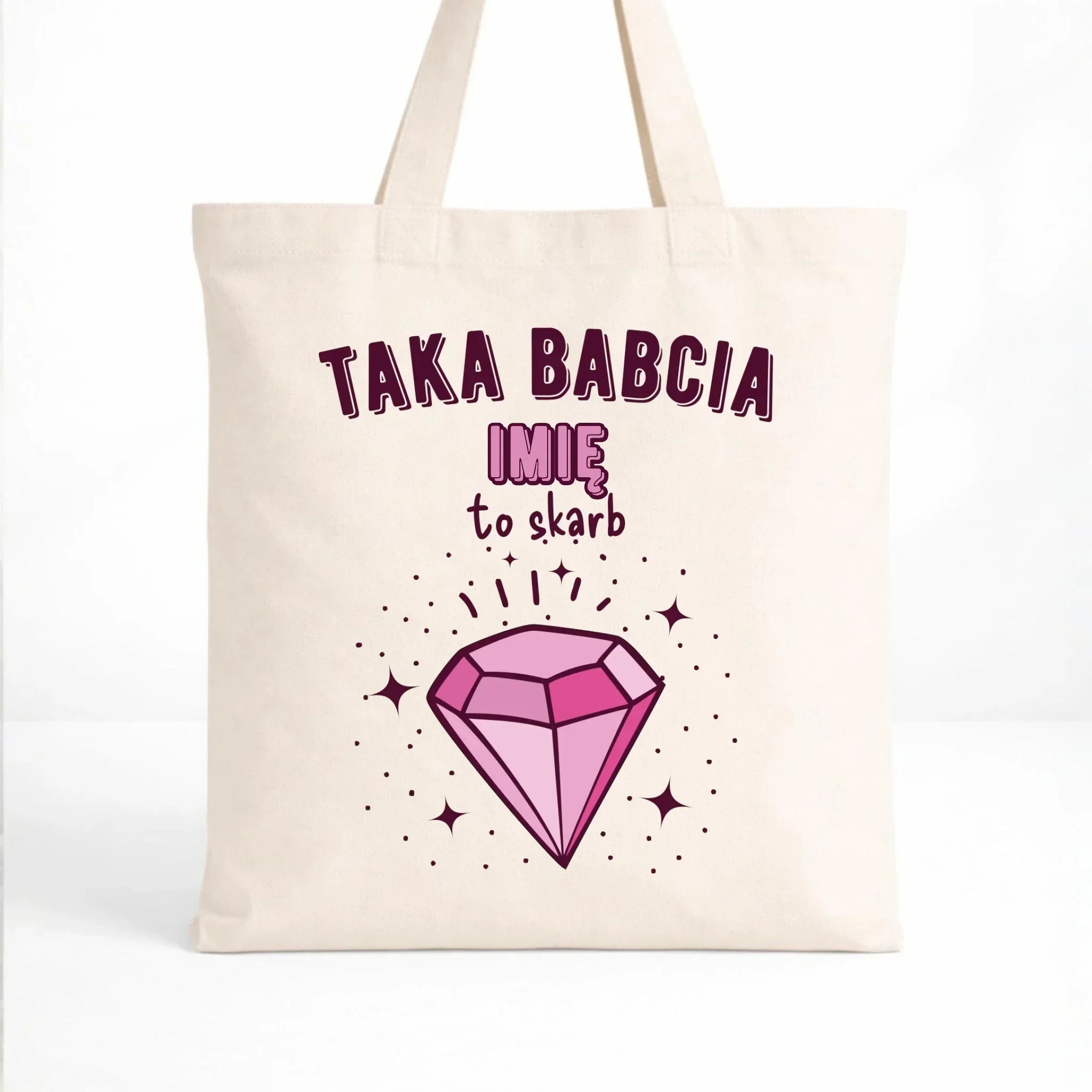 Torba dla babci - Taka Babcia to skarb - personalizowana B06 - StoryCups.pl