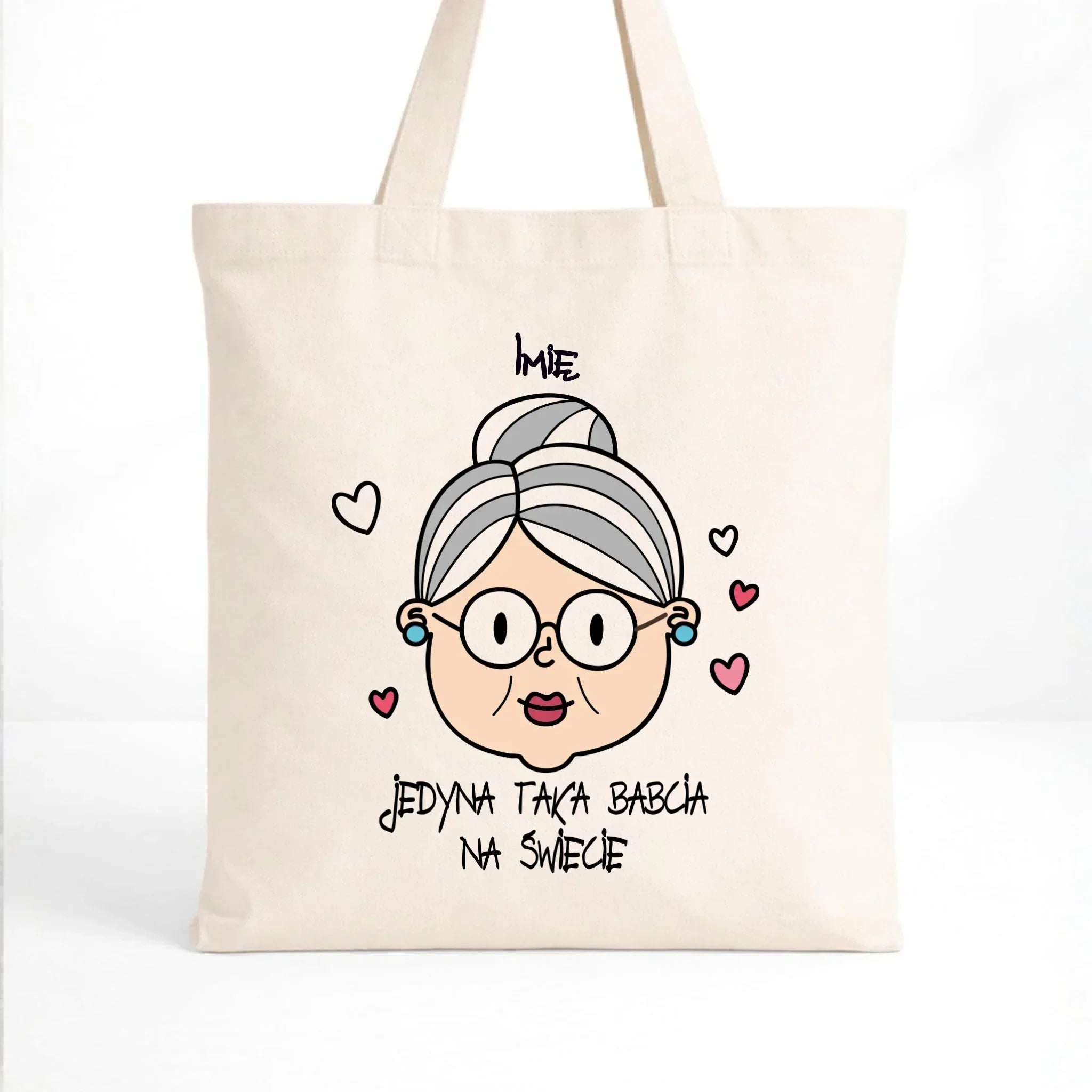 Torba dla babci - Jedyna taka babcia na świecie - personalizowana B15 - StoryCups.pl