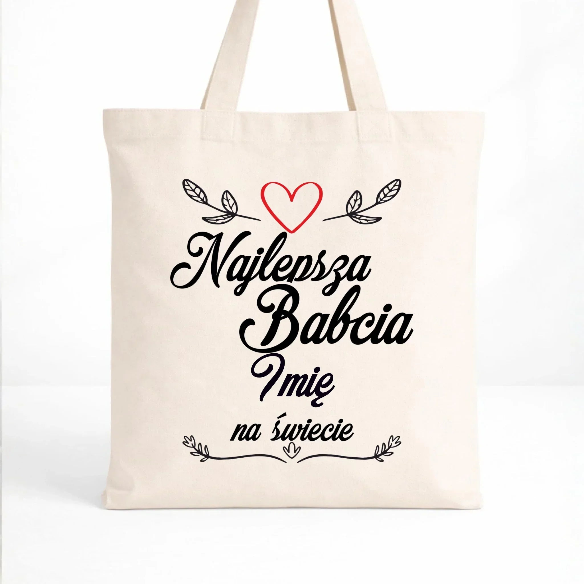 Torba dla babci - Najlepsza Babcia na Świecie - personalizowana B12 - StoryCups.pl