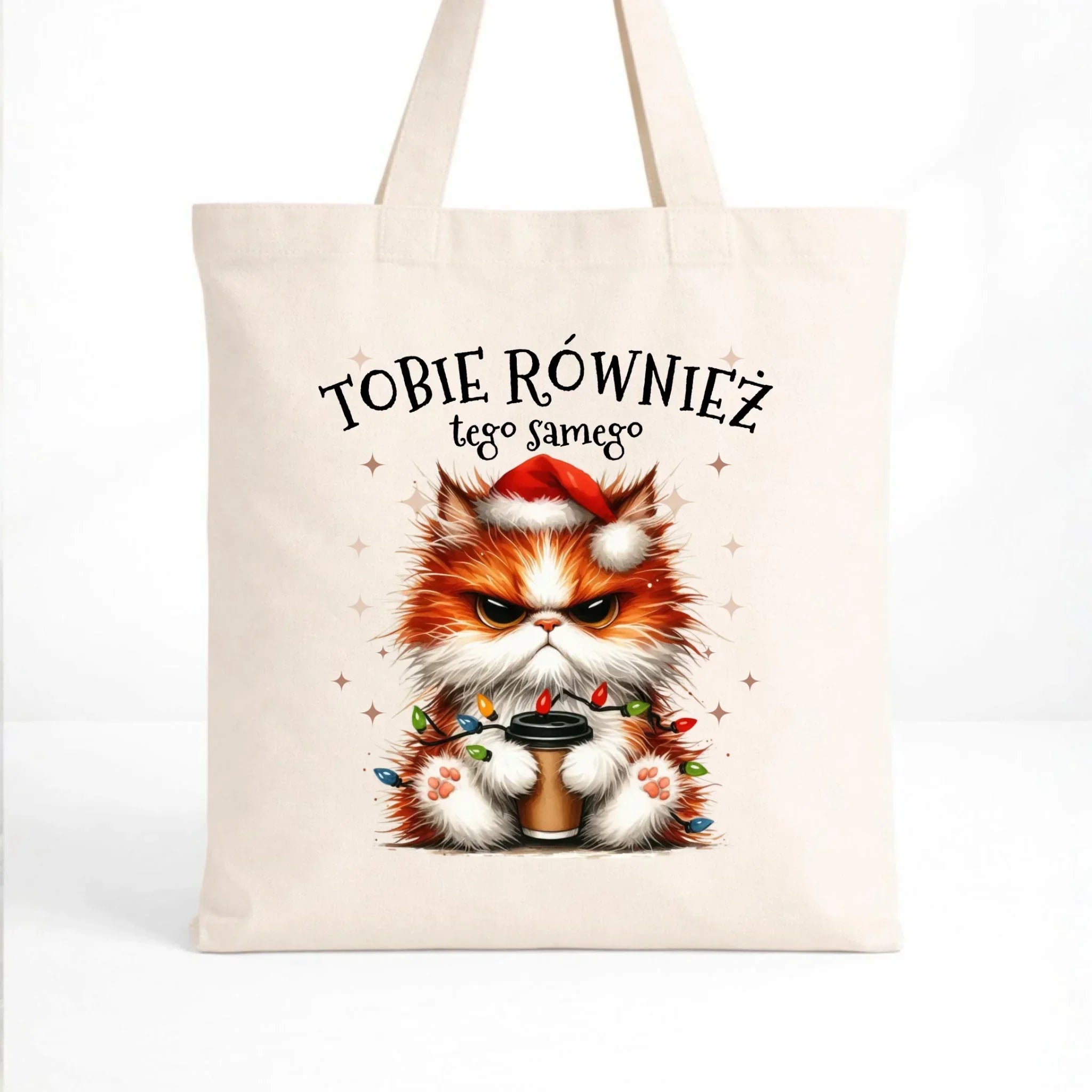 Torba świąteczna - Grumpy Cat Tobie również tego samego BN32 - StoryCups.pl