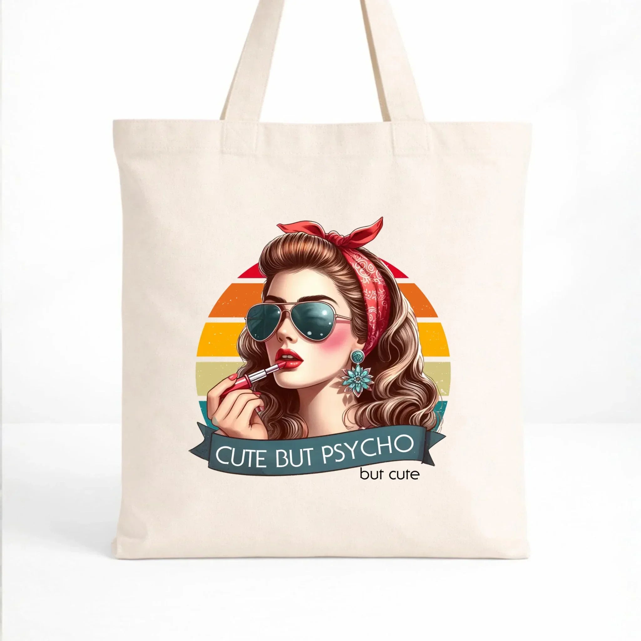 Torba – Cute but psycho - w stylu retro DZ09 - StoryCups.pl