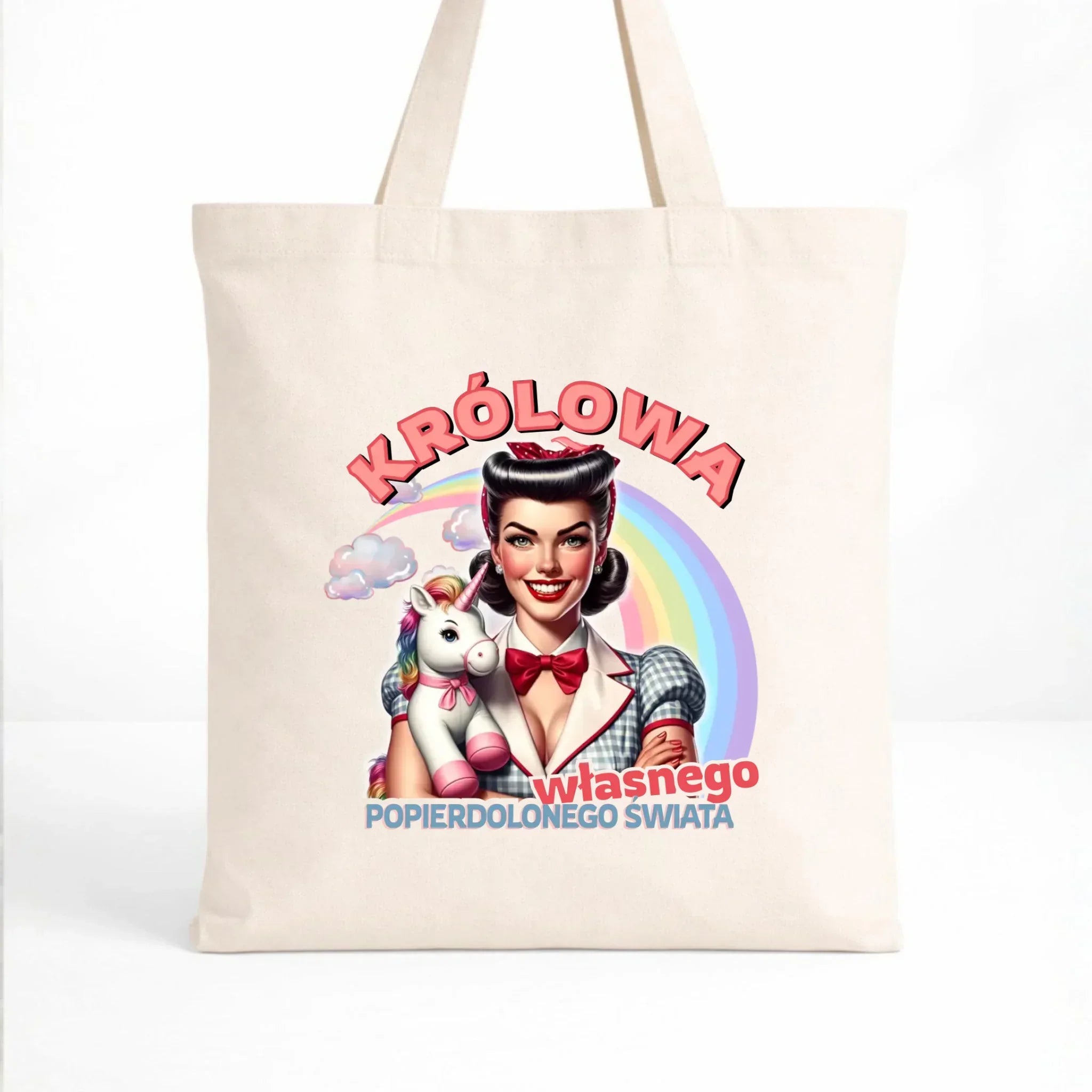 Torba retro – Królowa własnego popierd*onego świata - bez cenzury DZ08 - StoryCups.pl