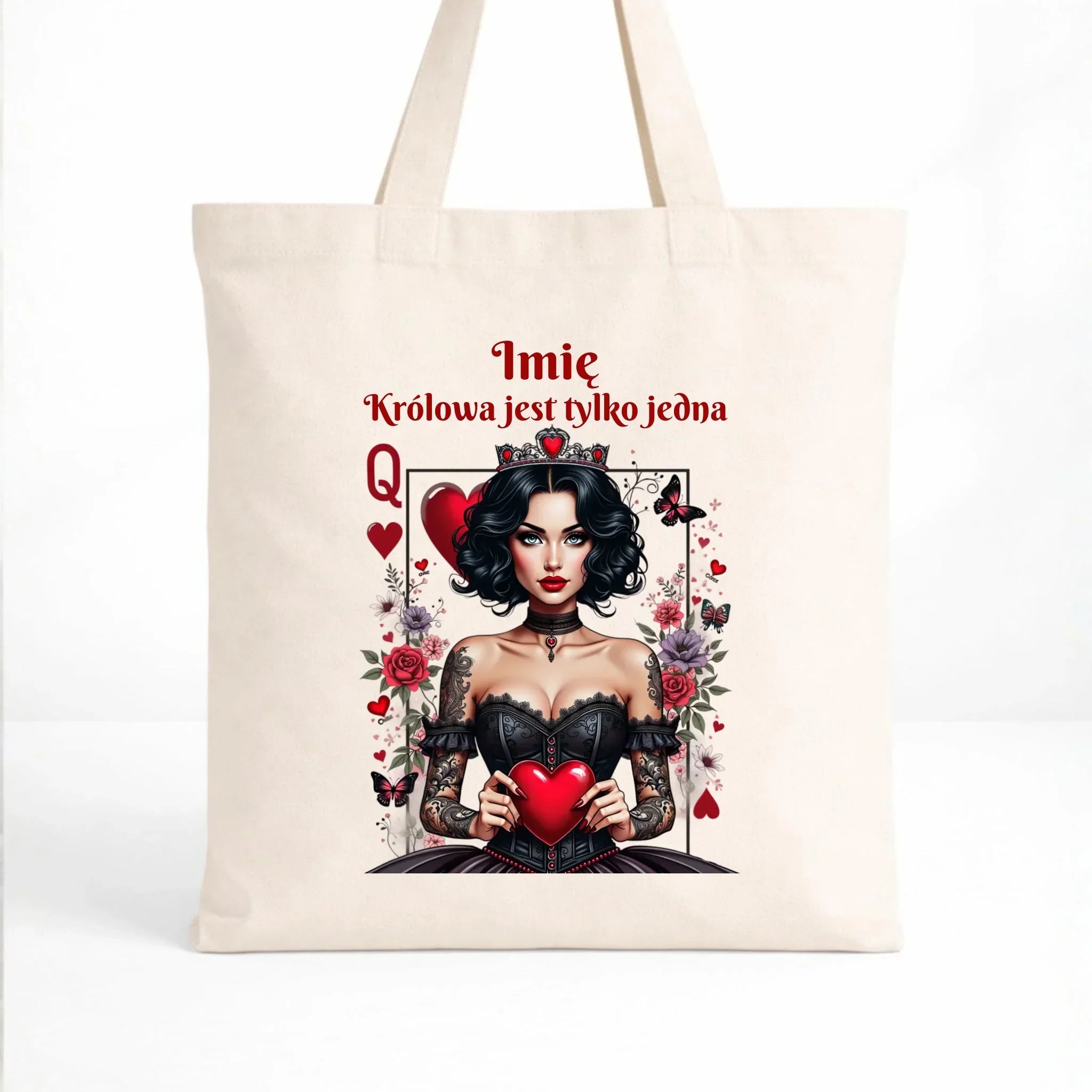 Torba dla niej - Królowa jest tylko jedna - personalizowana W46 - StoryCups.pl
