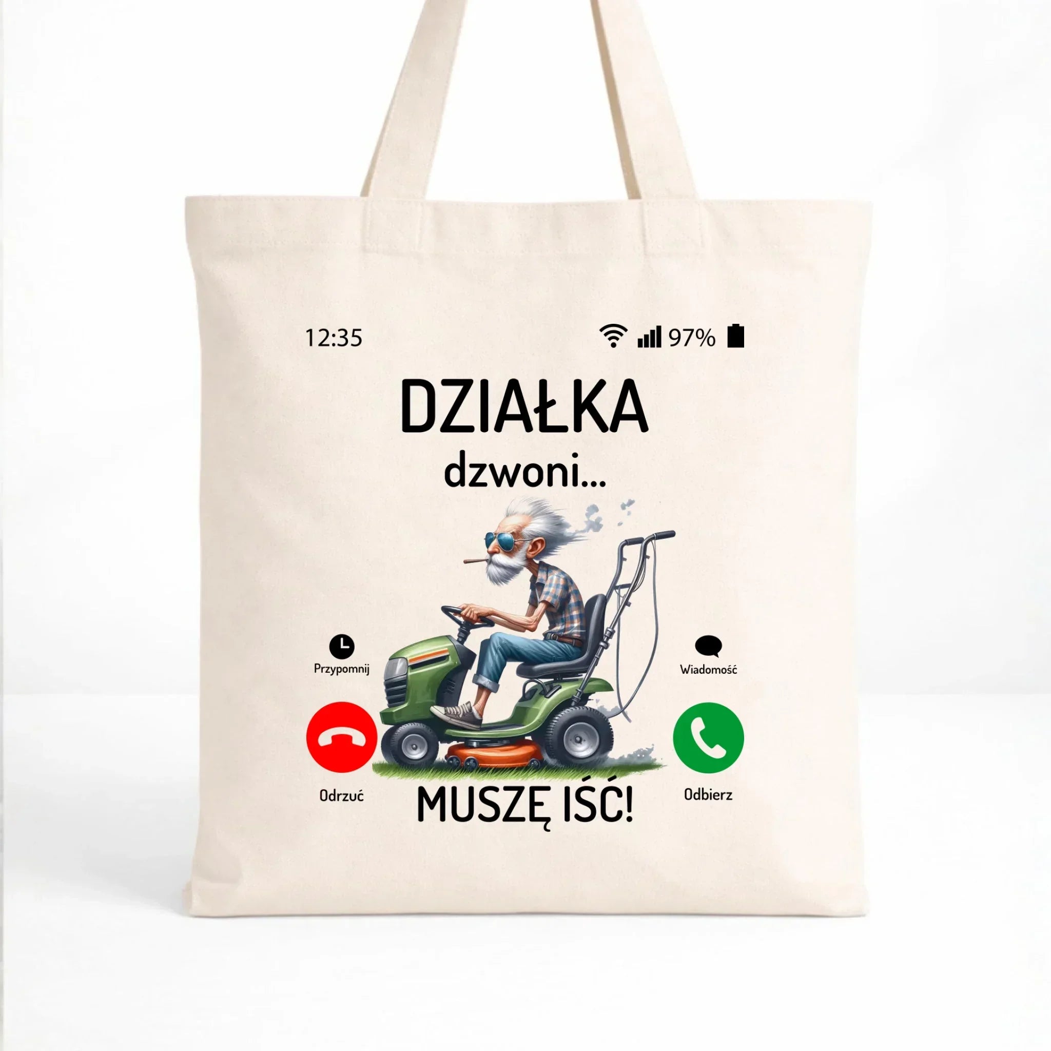 Torba dla dziadka - Działka dzwoni muszę iść D35 - StoryCups.pl
