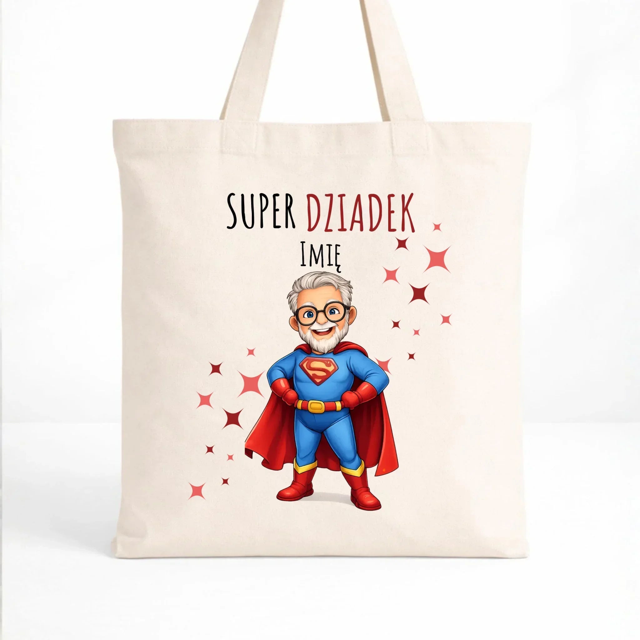 Torba dla dziadka - Super Dziadek - personalizowana D02 - StoryCups.pl