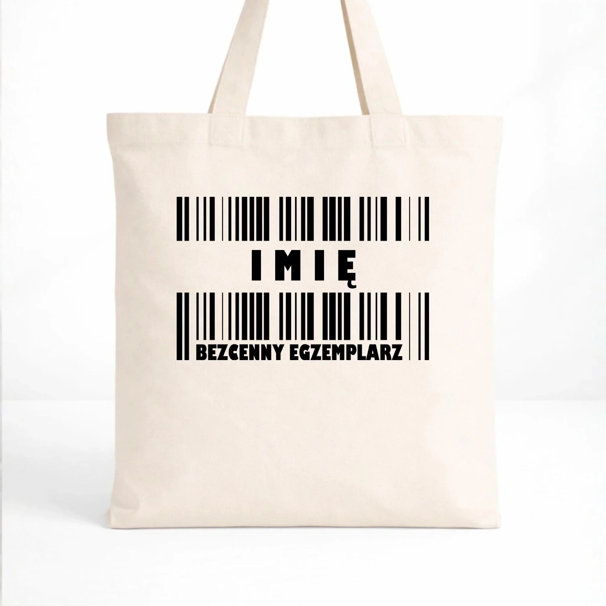 Torba - Bezcenny egzemplarz prezent dla niego - czarna personalizowana DCH07 - StoryCups.pl