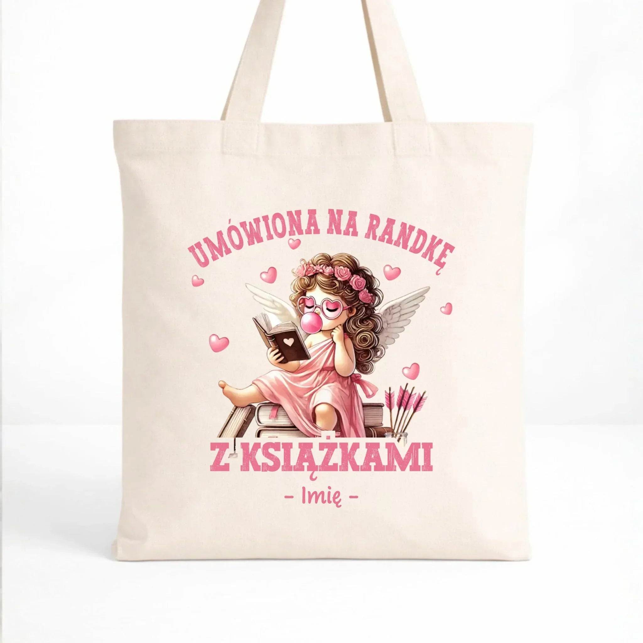 Torba dla czytelniczki – Umówiona na randkę z książkami - personalizowana W19 - StoryCups.pl
