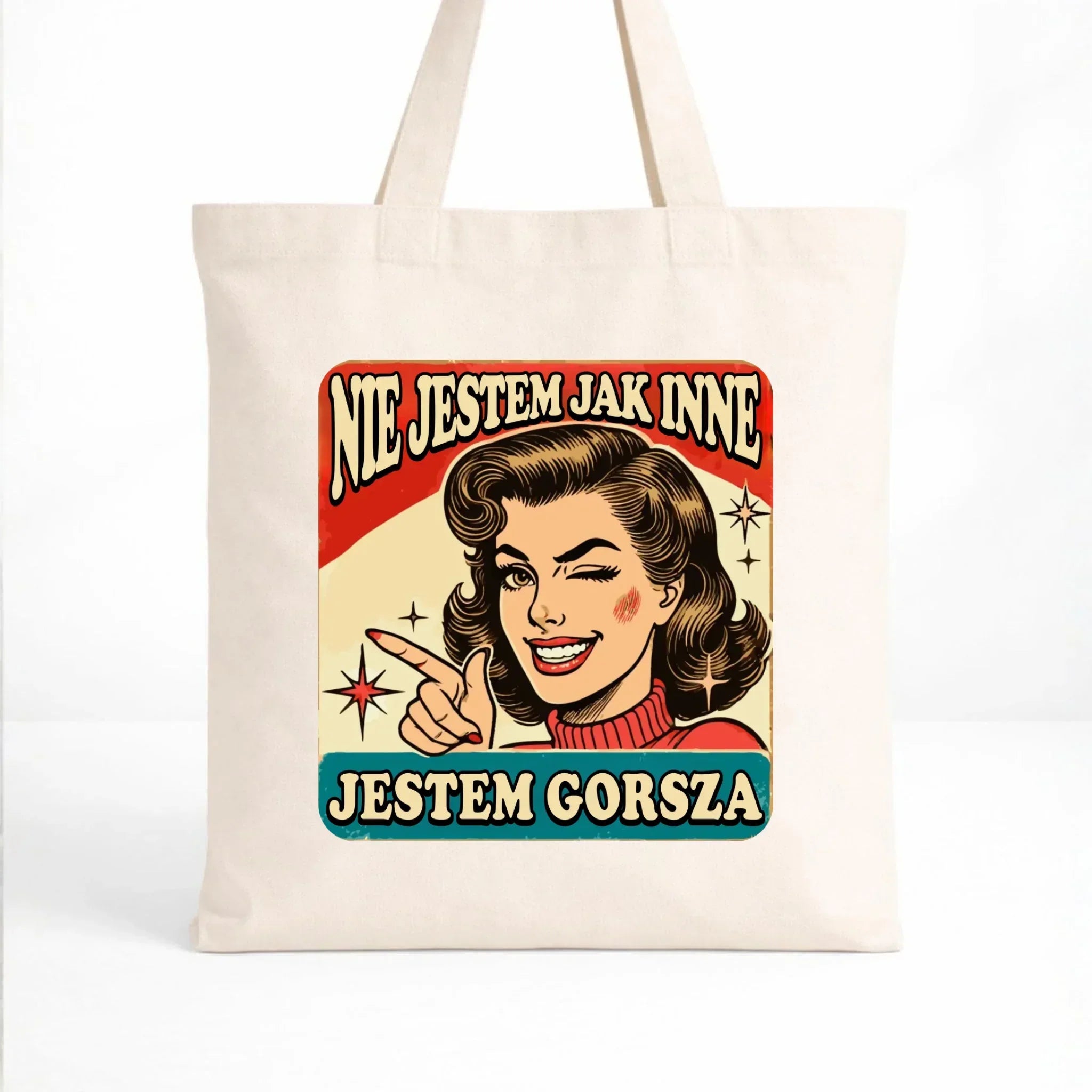Torba - Nie jestem jak inne, jestem gorsza - w stylu retro DZ07 - StoryCups.pl