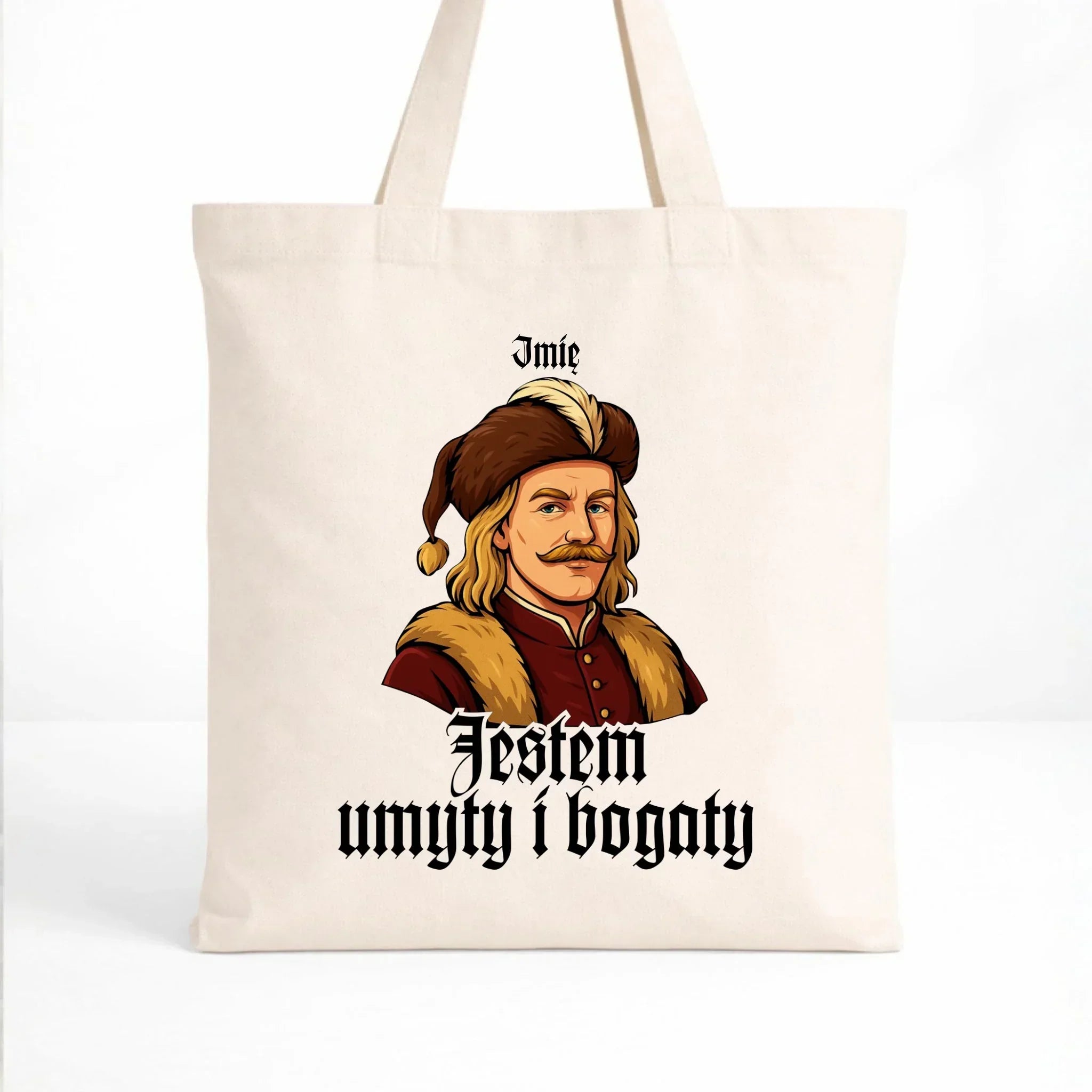 Torba - Jestem umyty i bogaty - dla fanów serialu 1670 - personalizowana H60 - StoryCups.pl