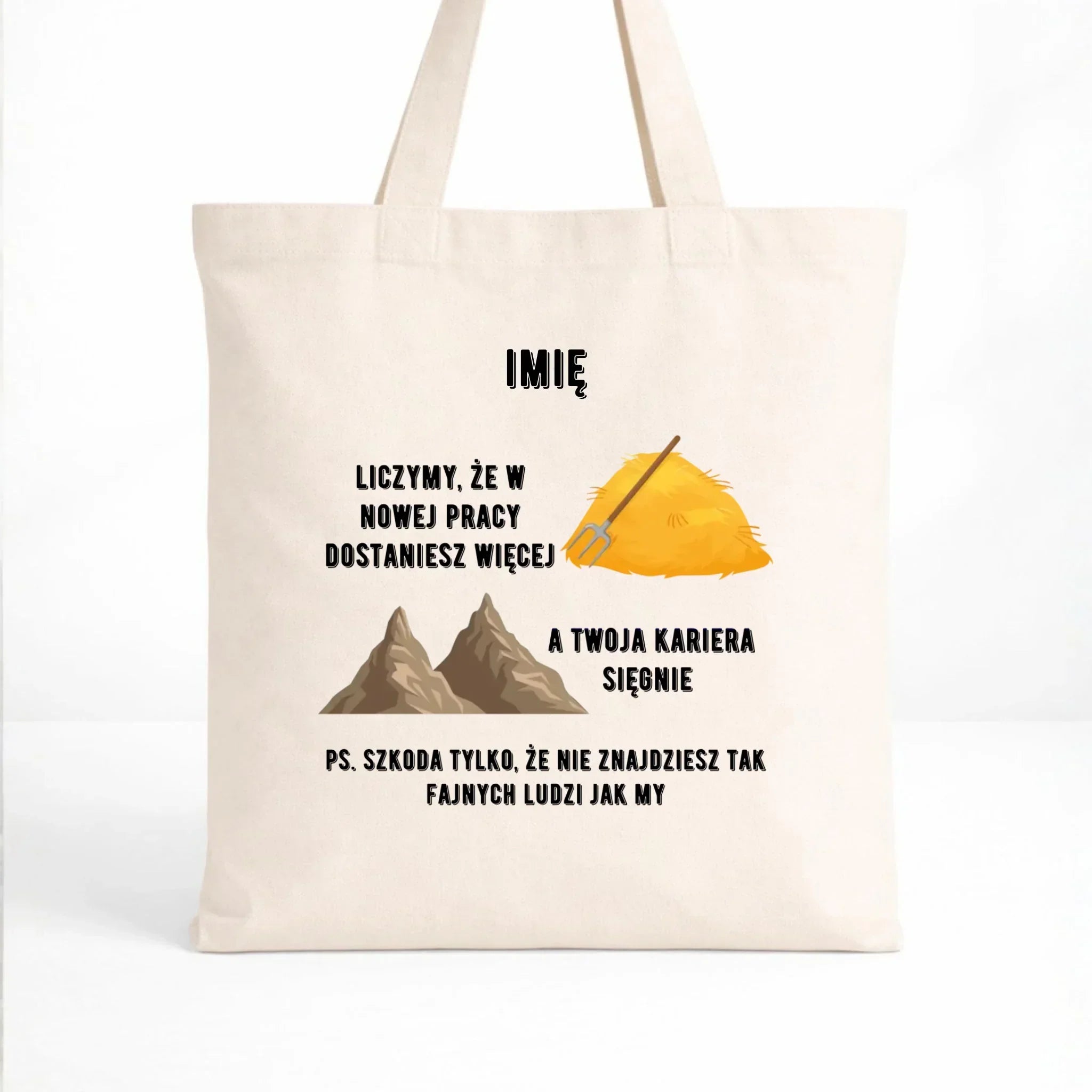 Torba na odejście z pracy - Nie znajdziesz tak fajnych ludzi jak my - personalizowana OP04 - StoryCups.pl