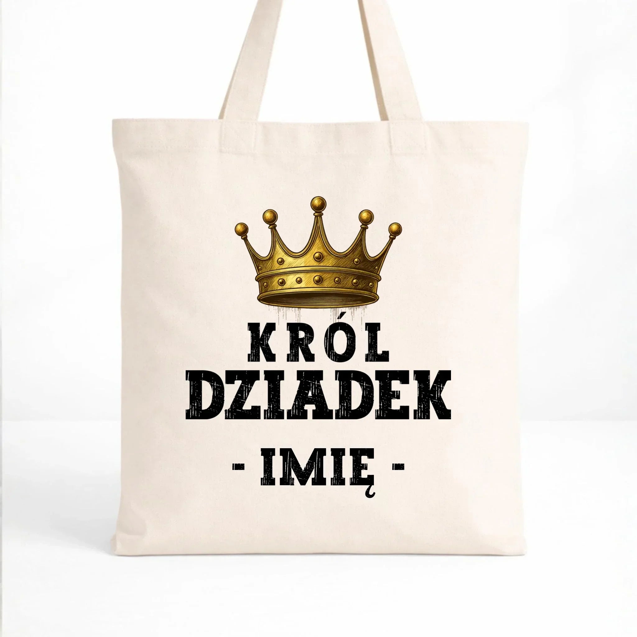 Torba dla dziadka - Król Dziadek - personalizowana D17 - StoryCups.pl