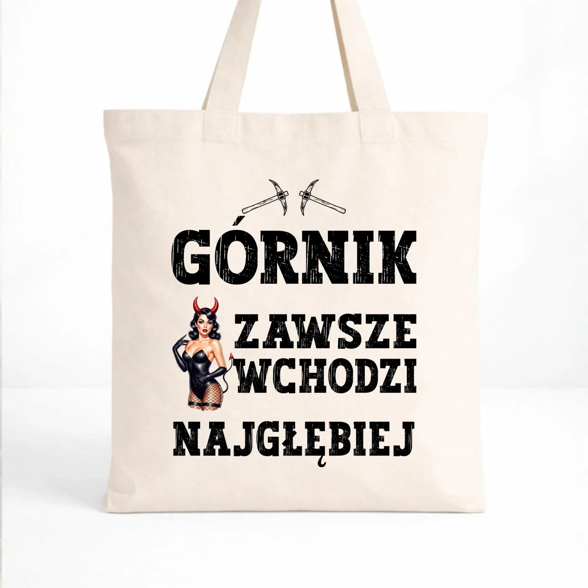 Torba - prezent dla górnika - Górnik zawsze wchodzi najgłębiej G22 - StoryCups.pl