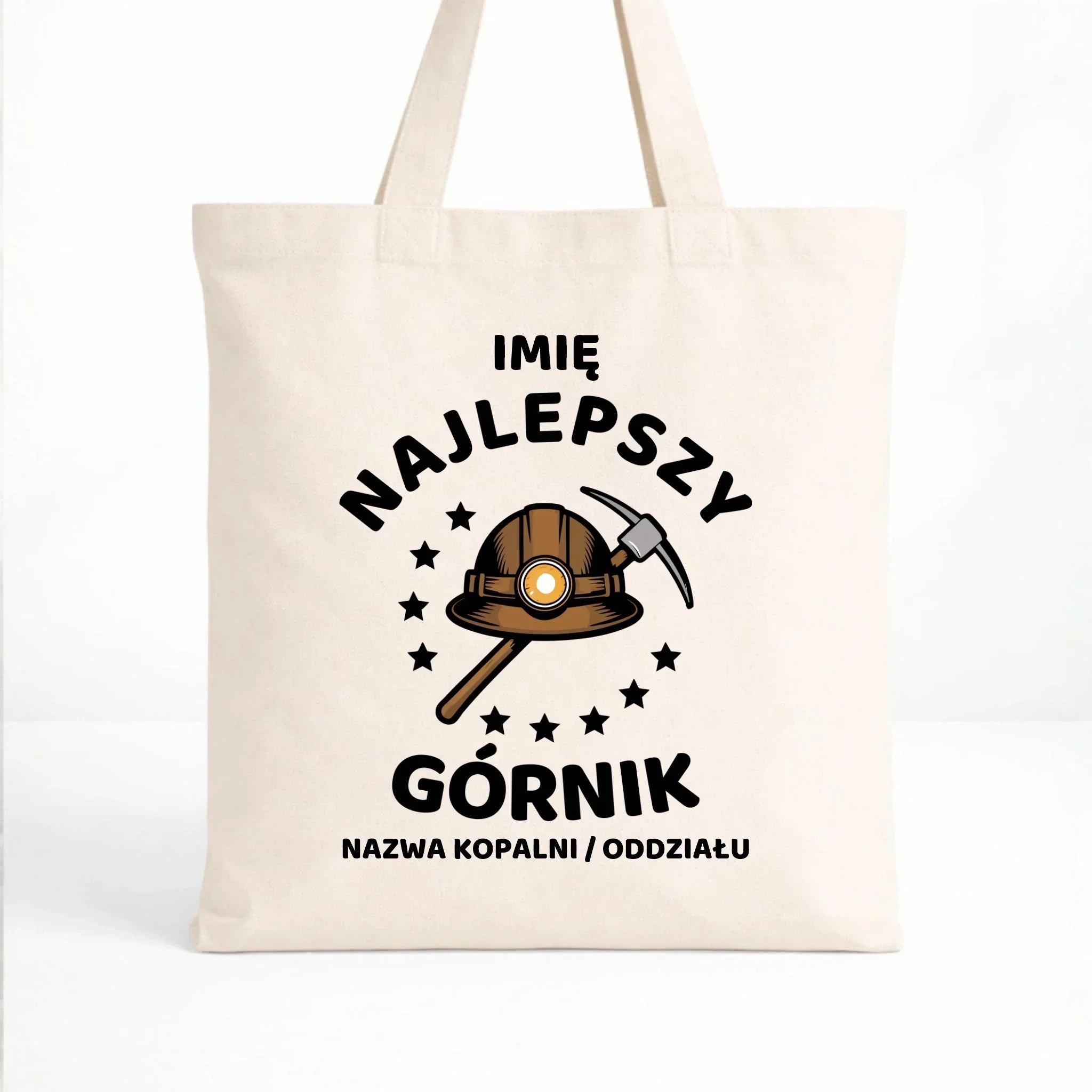 Torba - prezent dla górnika - Najlepszy górnik - personalizowana G23 - StoryCups.pl