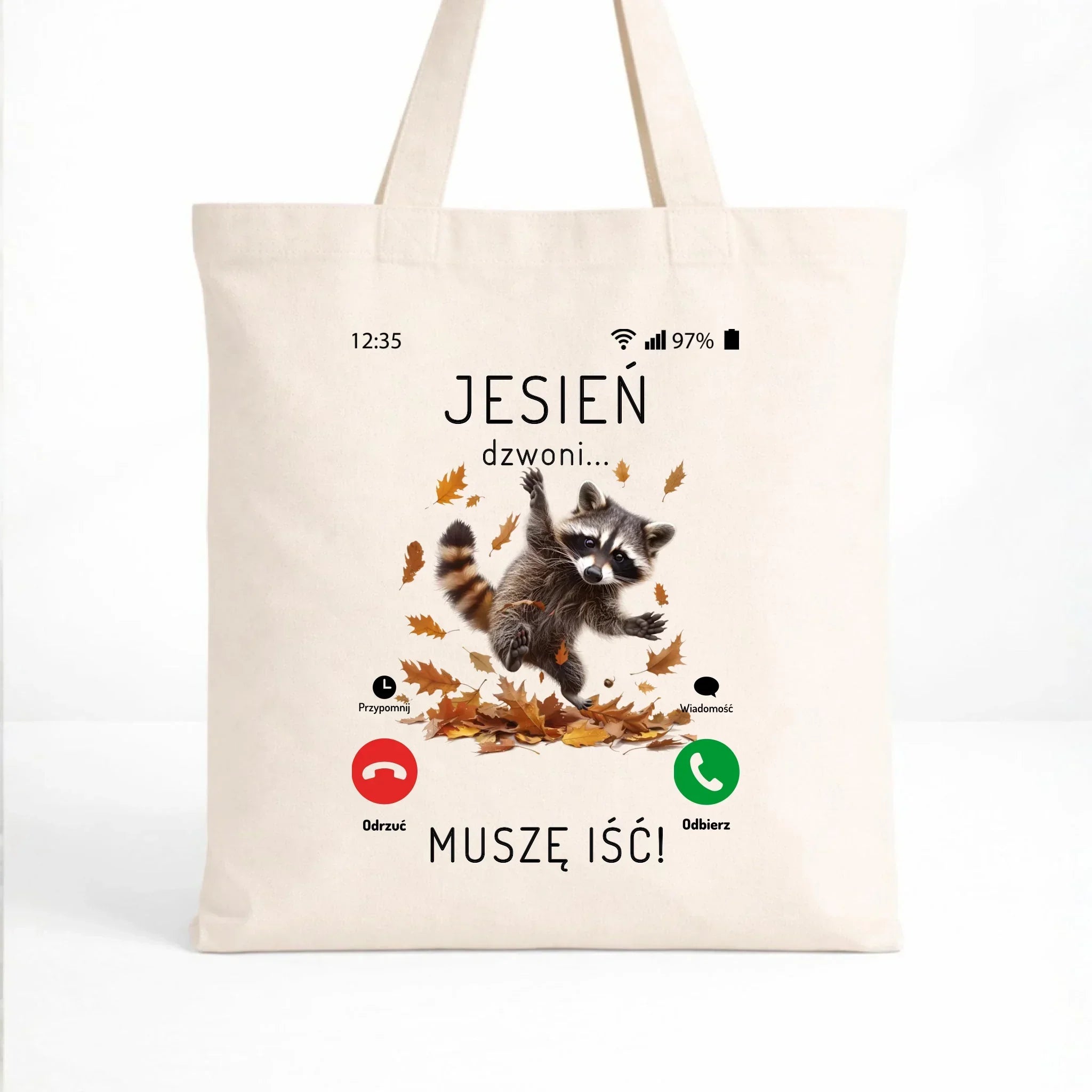 Torba jesienna - Jesień dzwoni muszę iść JS18 - StoryCups.pl