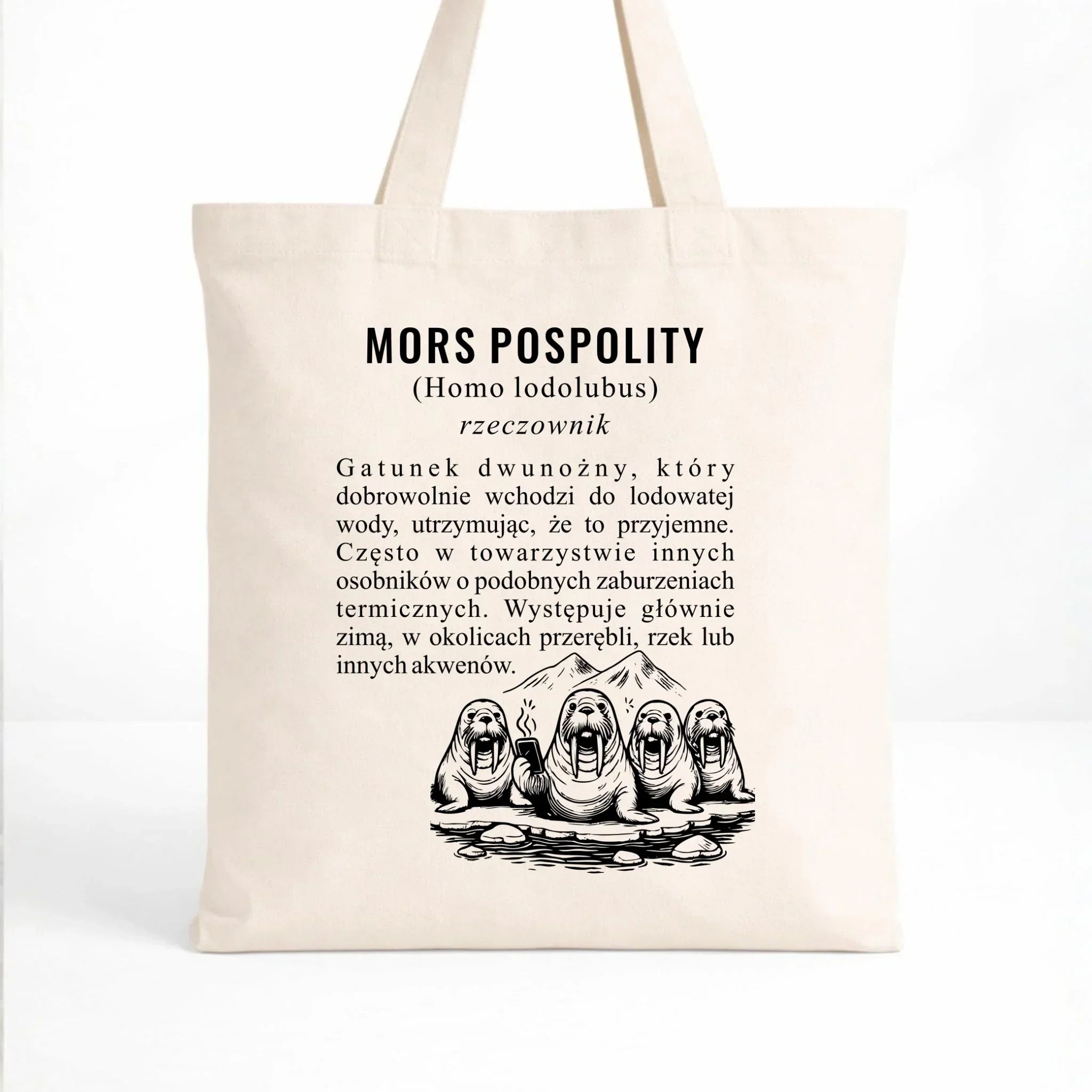 Torba - prezent dla morsa - Mors pospolity [Homo lodolubus] HM12 - StoryCups.pl