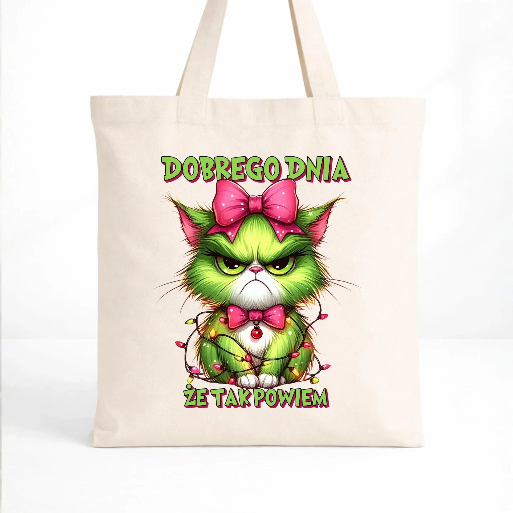 Torba świąteczna - prezent dla niej - Grinch dobrego dnia, że tak powiem BN153 - StoryCups.pl