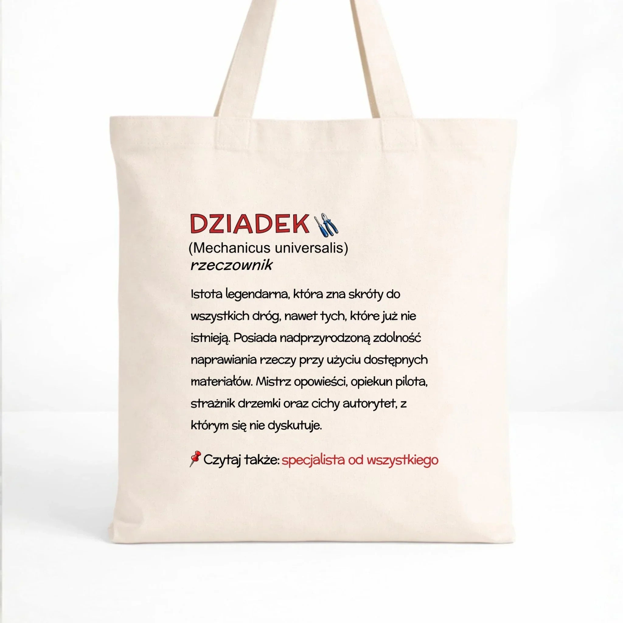 Torba dla dziadka - Dziadek śmieszna definicja D43 - StoryCups.pl