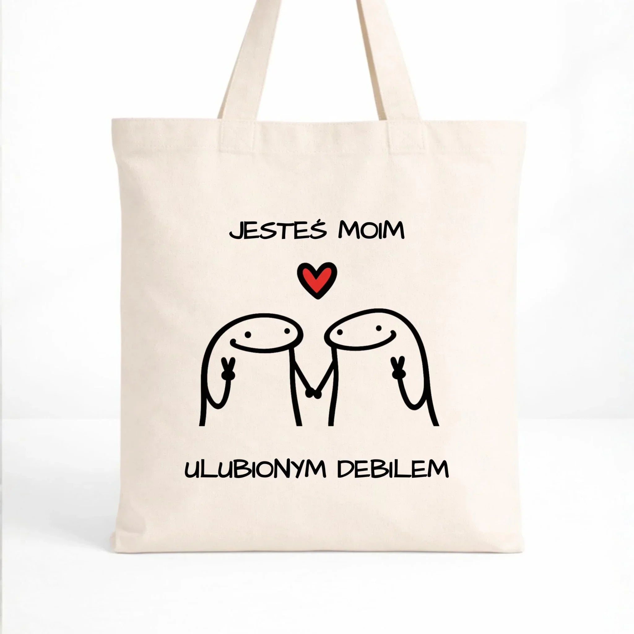 Torba dla par - Jesteś moim ulubionym debilem W78 - StoryCups.pl