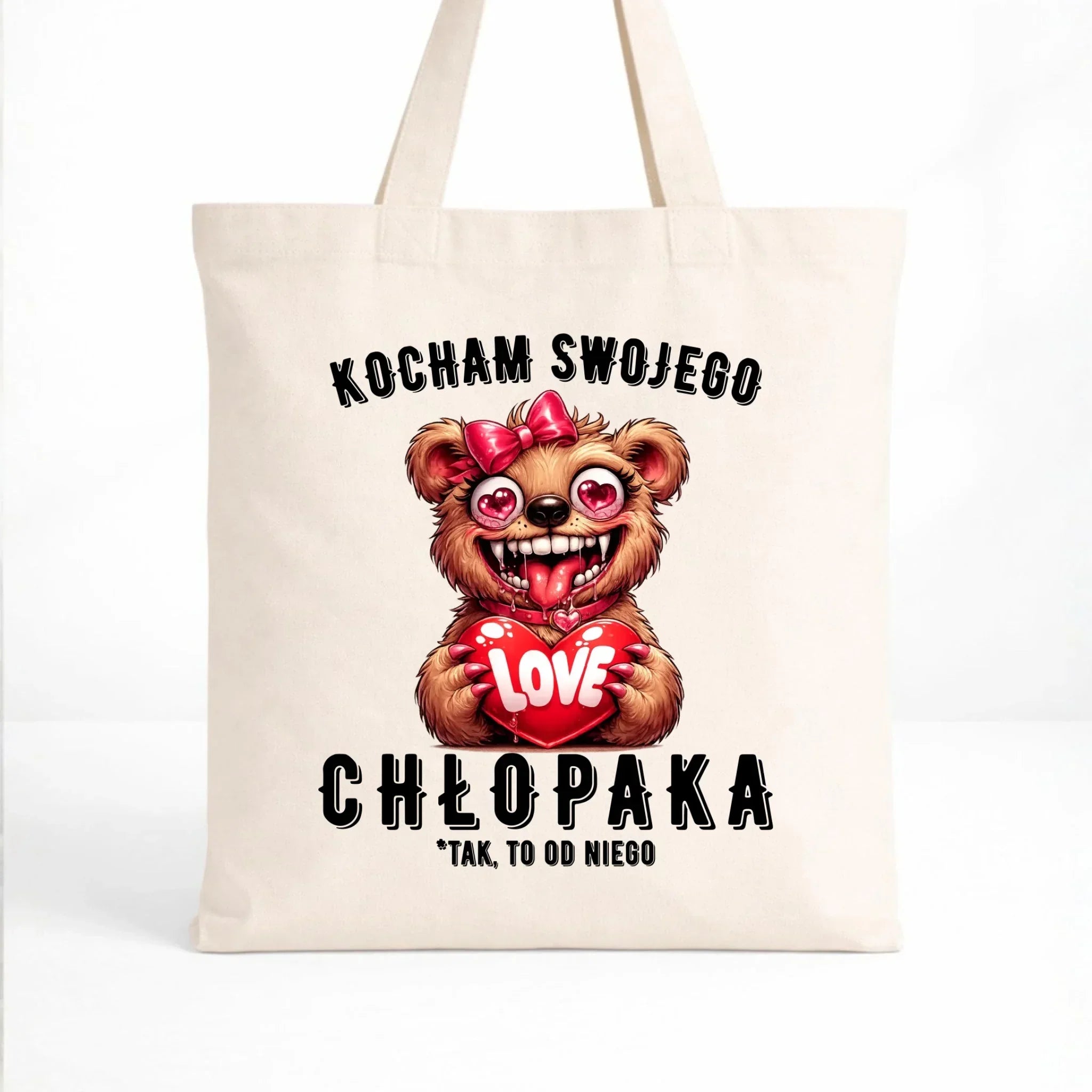 Torba dla dziewczyny - Kocham swojego chłopaka W89 - StoryCups.pl