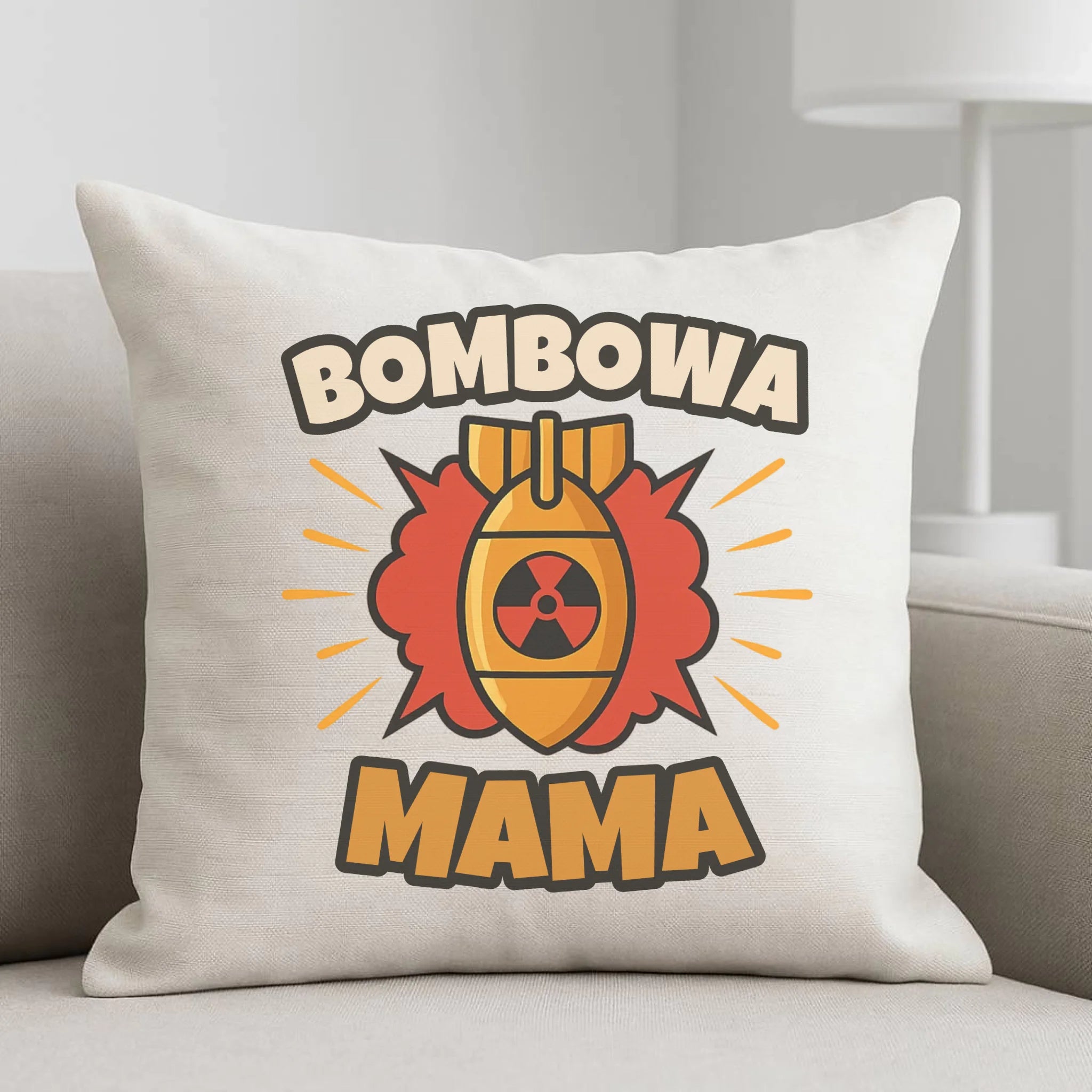 Poduszka dla mamy - Bombowa Mama DM02 - StoryCups.pl