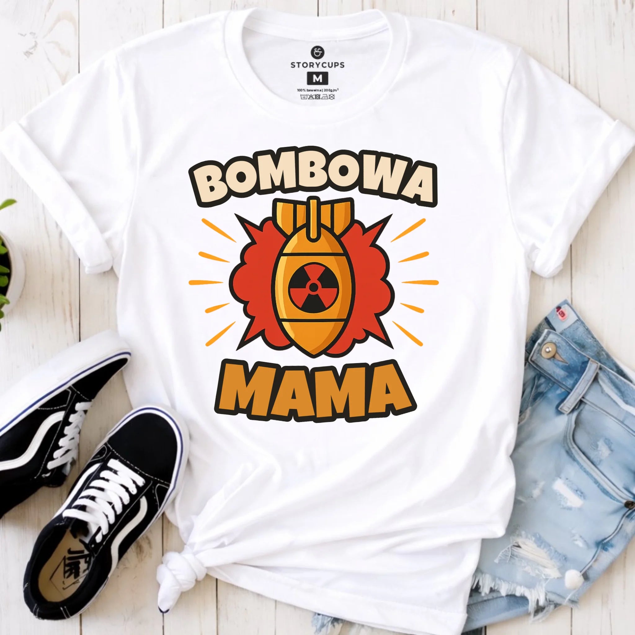 Koszulka dla mamy - Bombowa Mama DM02 - StoryCups.pl