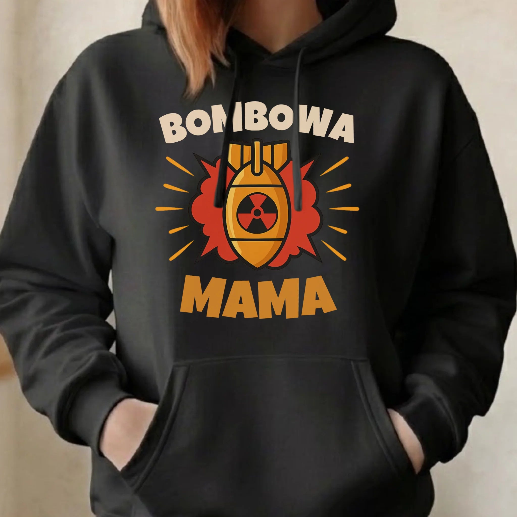Bluza z kapturem dla mamy - Bombowa Mama DM02 - StoryCups.pl