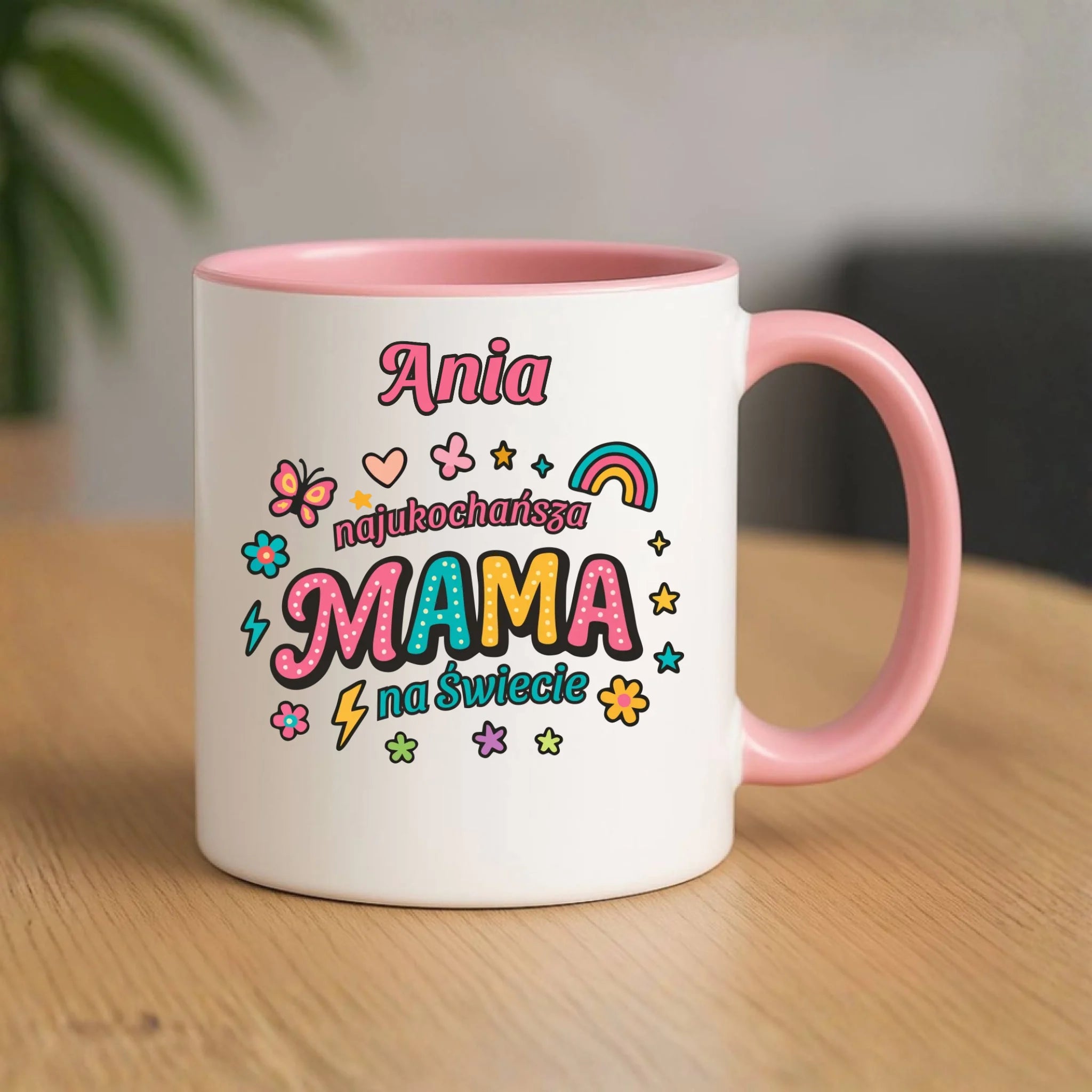 Kubek dla mamy - Najukochańsza mama na Świecie - personalizowany DM03 - StoryCups.pl