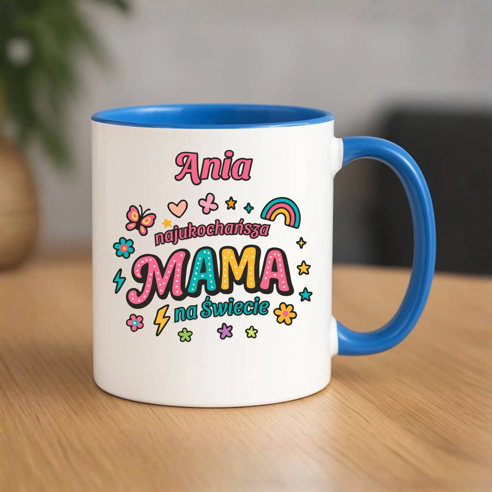Kubek dla mamy - Najukochańsza mama na Świecie - personalizowany DM03 - StoryCups.pl
