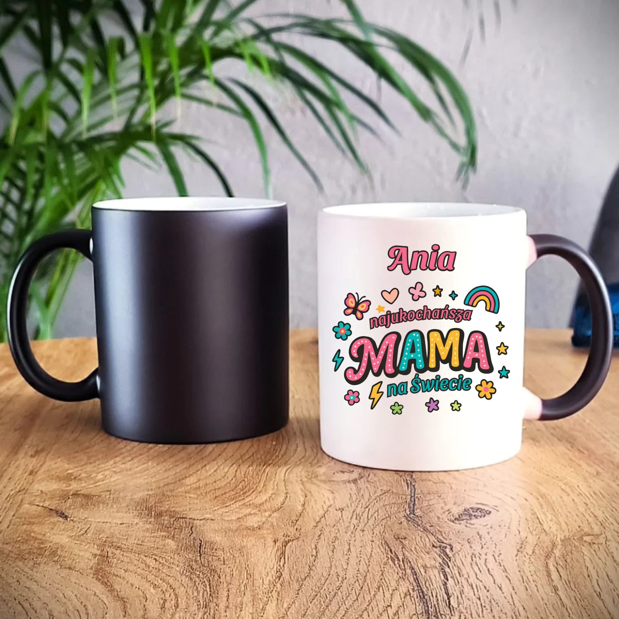 Kubek magiczny dla mamy - Najukochańsza mama na Świecie - personalizowany DM03 - StoryCups.pl