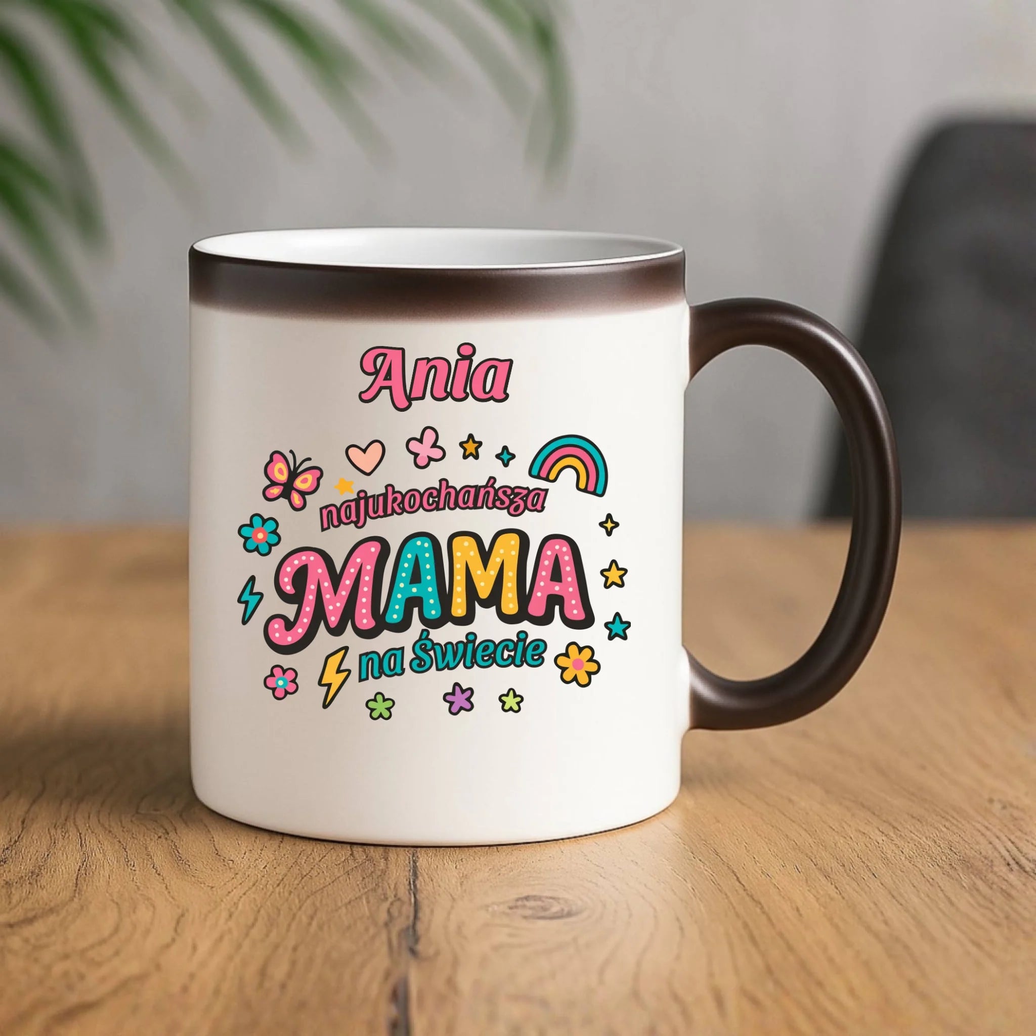 Kubek magiczny dla mamy - Najukochańsza mama na Świecie - personalizowany DM03 - StoryCups.pl