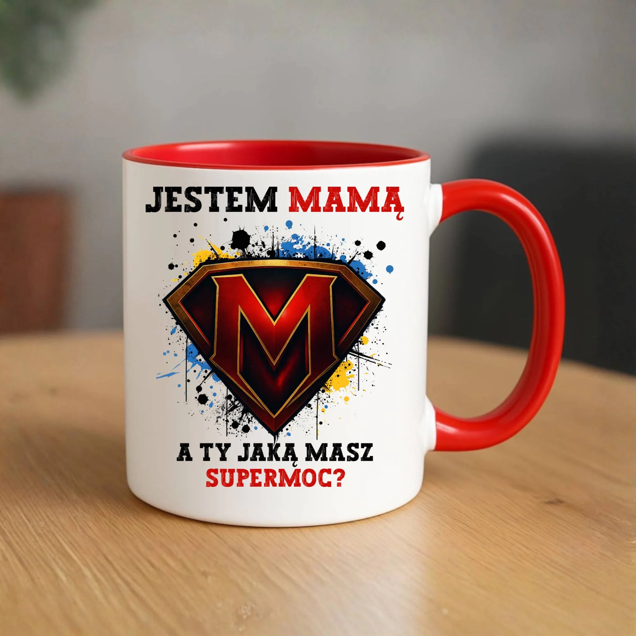 Kubek dla mamy - Jestem mamą A Ty jaką masz supermoc? DM04 - StoryCups.pl