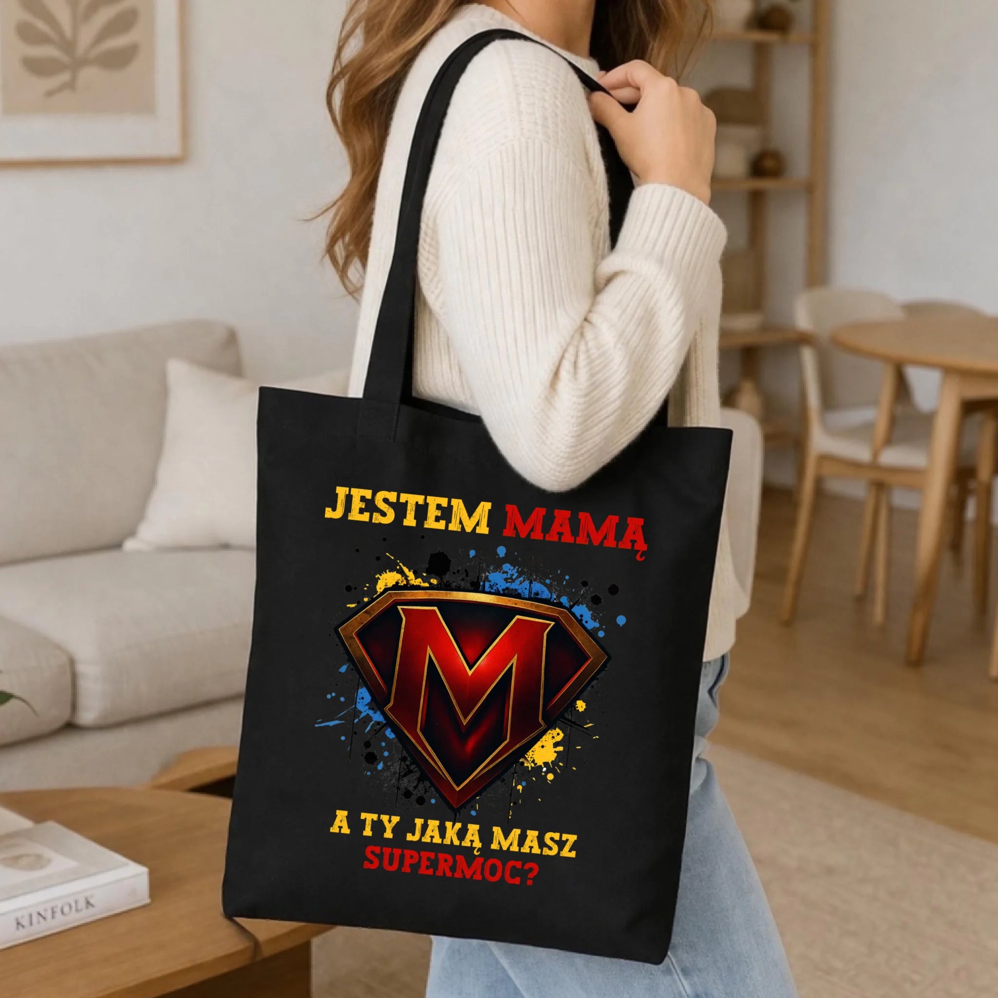 Torba dla mamy - Jestem mamą A Ty jaką masz supermoc? DM04 - StoryCups.pl