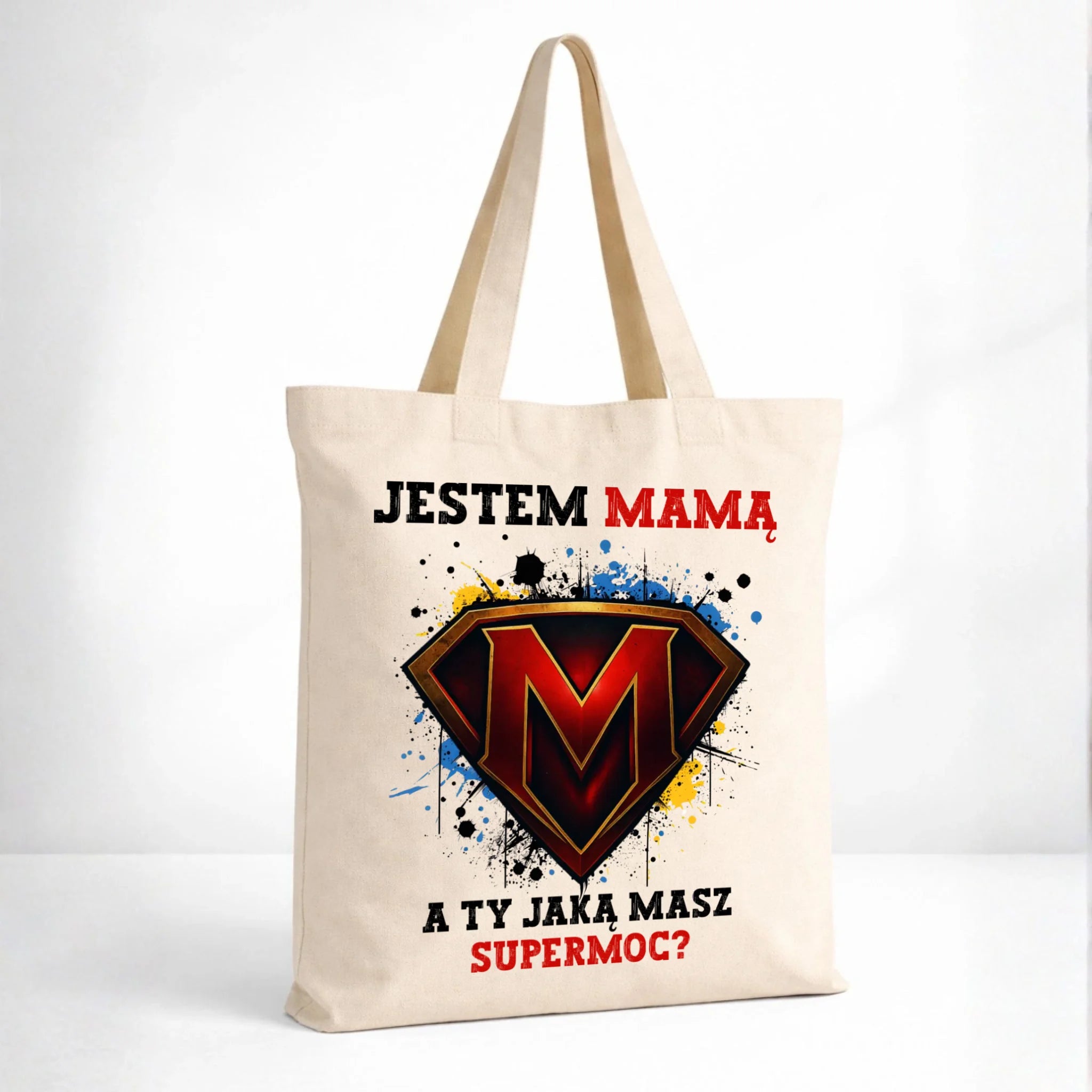 Torba dla mamy - Jestem mamą A Ty jaką masz supermoc? DM04 - StoryCups.pl