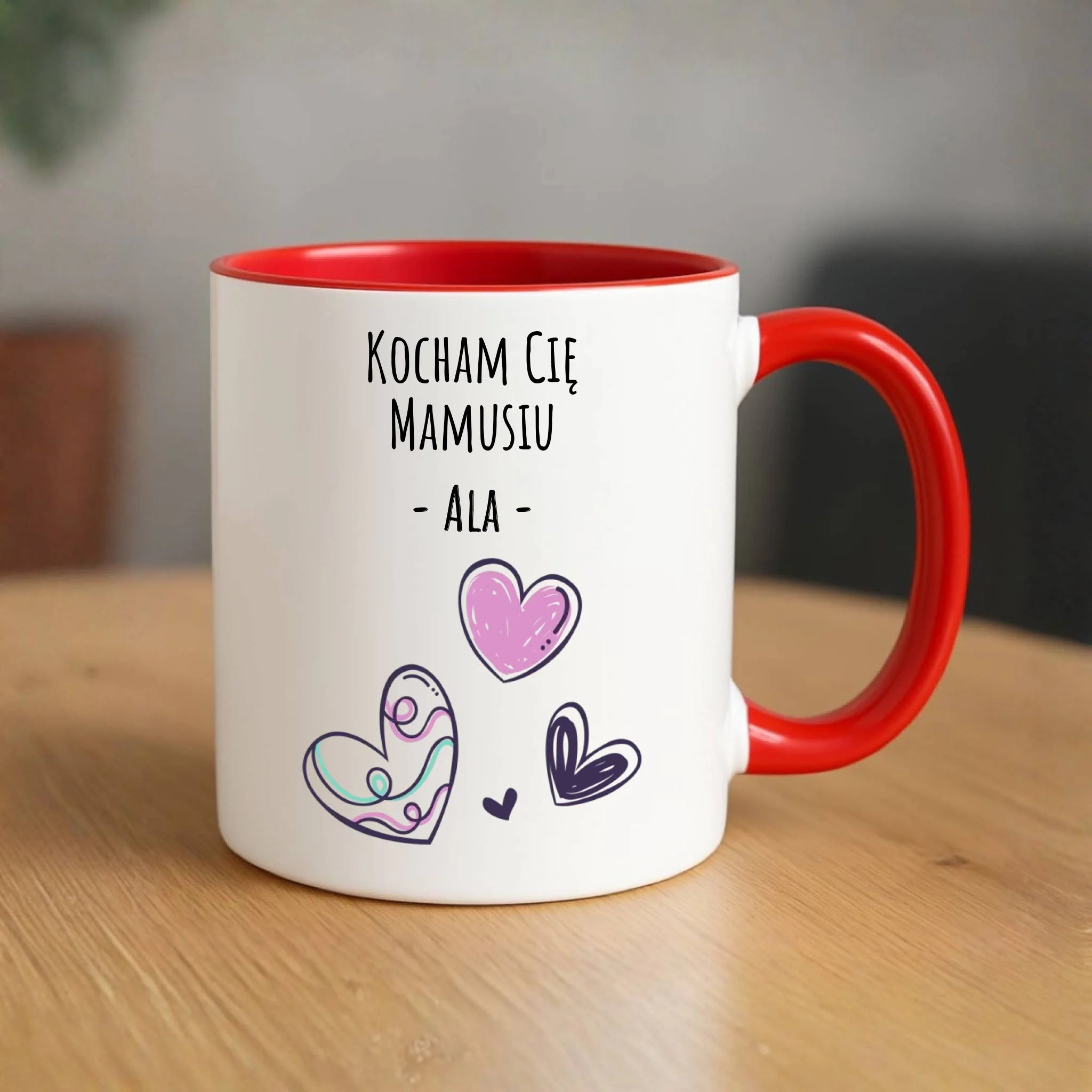 Kubek dla mamy - Kocham Cię Mamusiu - personalizowany DM05 - StoryCups.pl