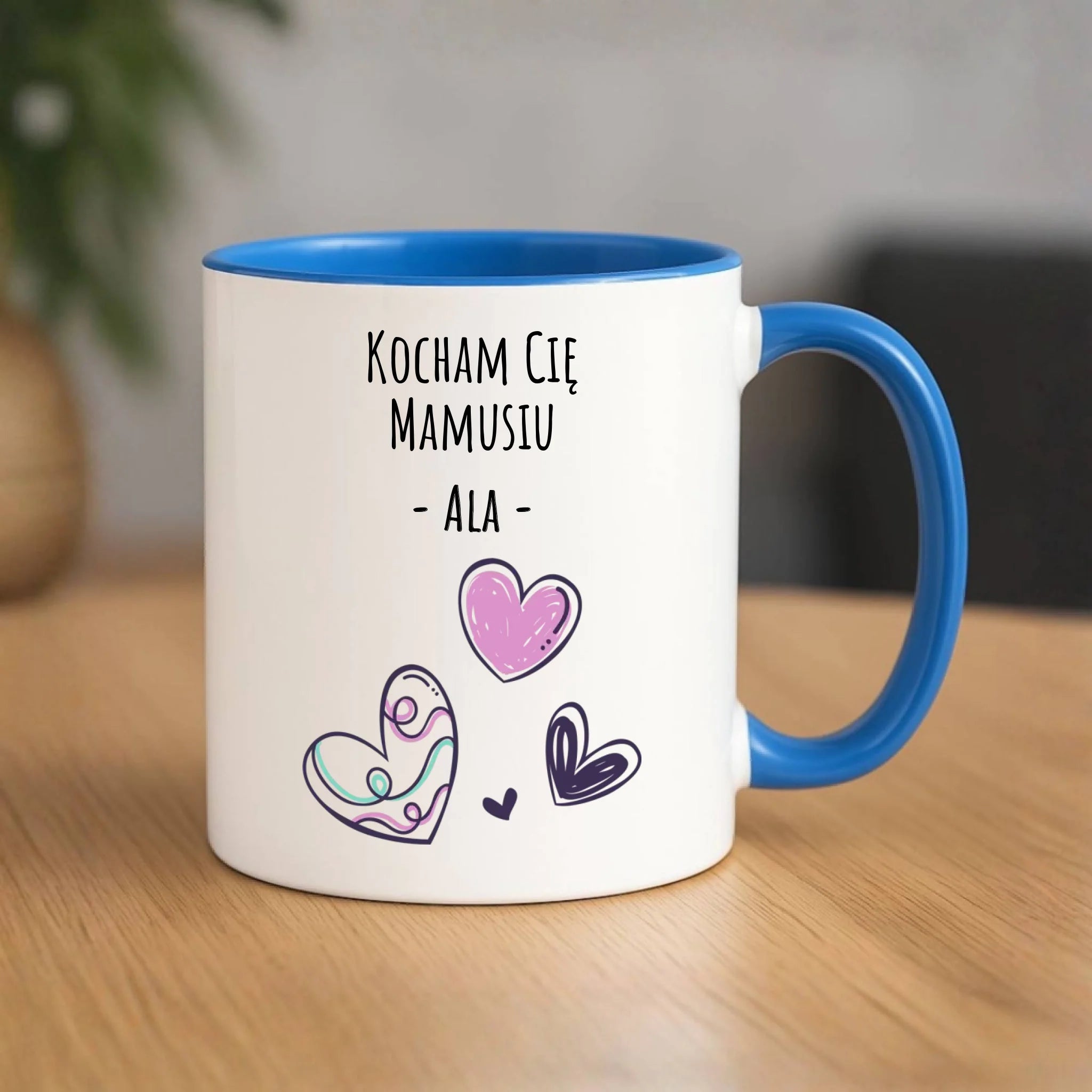 Kubek dla mamy - Kocham Cię Mamusiu - personalizowany DM05 - StoryCups.pl