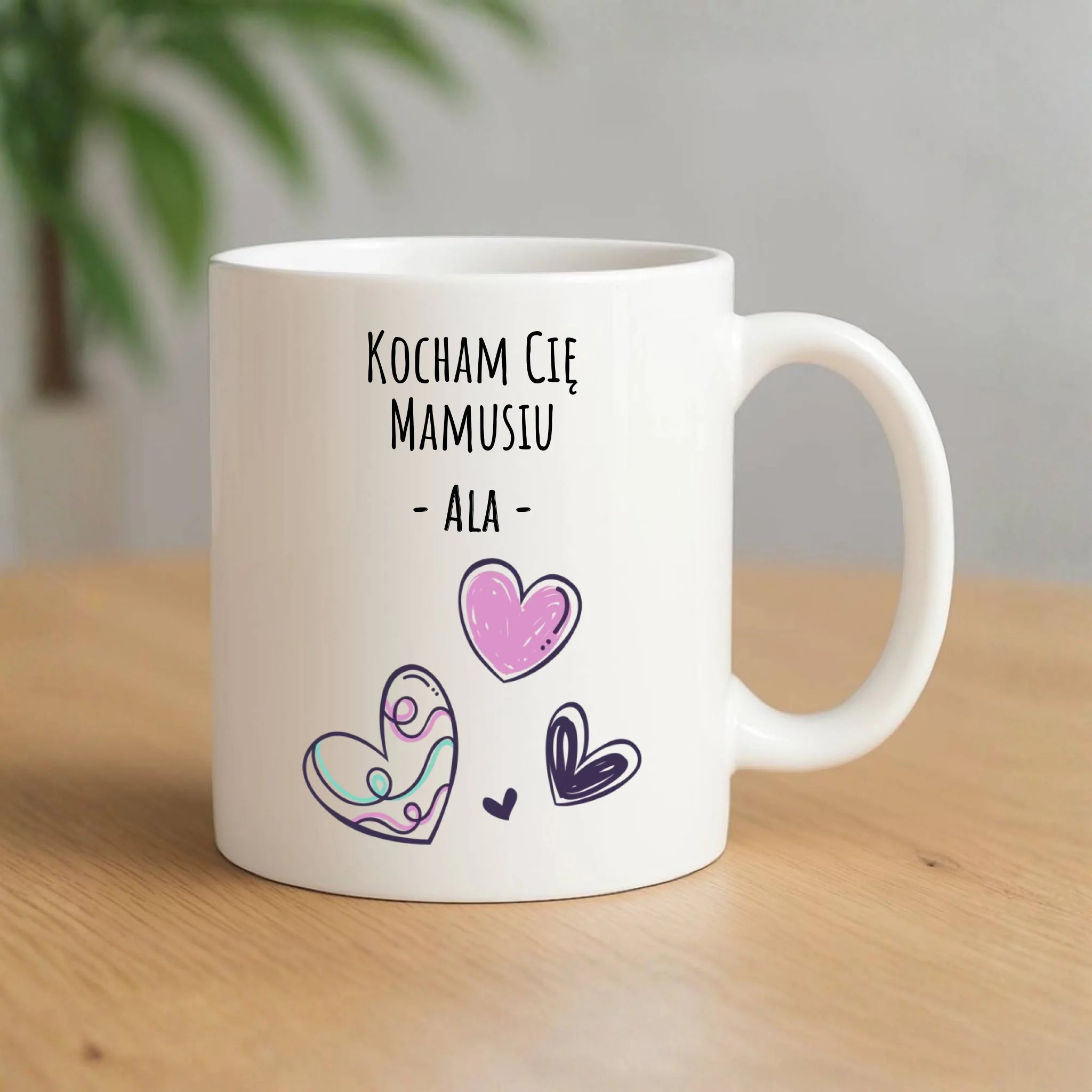 Kubek dla mamy - Kocham Cię Mamusiu - personalizowany DM05 - StoryCups.pl