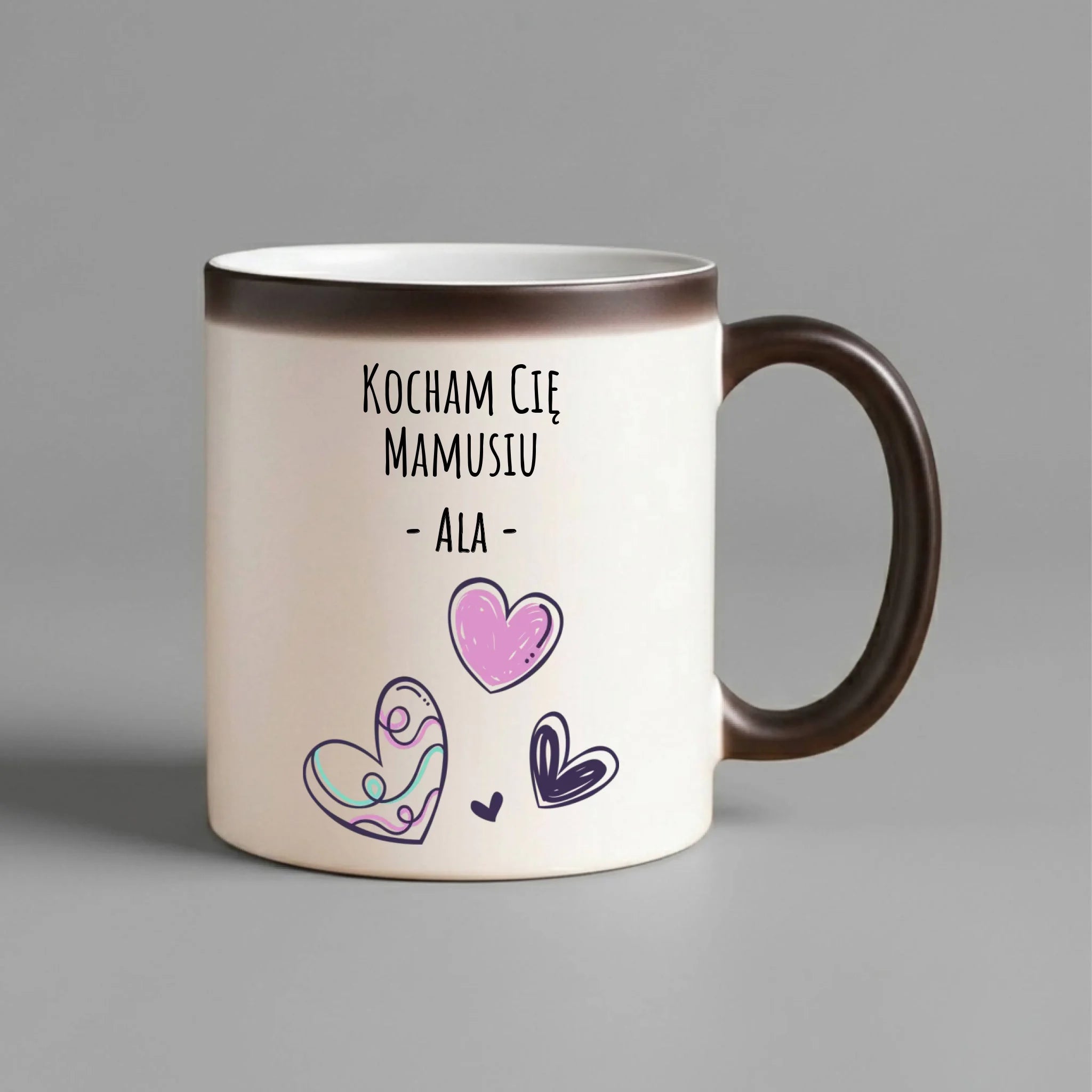 Kubek magiczny dla mamy - Kocham Cię Mamusiu - personalizowany DM05 - StoryCups.pl