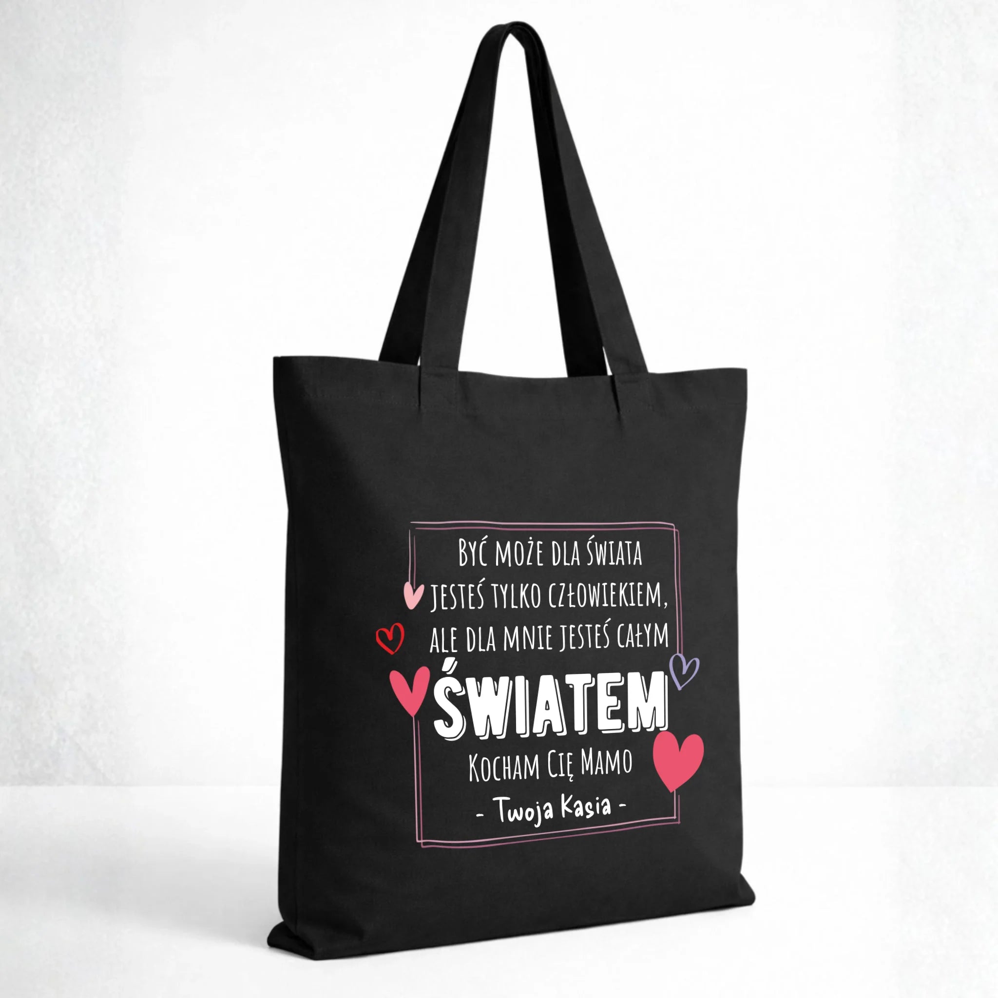 Torba dla mamy - Mamo jesteś całym Światem - personalizowana DM06 - StoryCups.pl