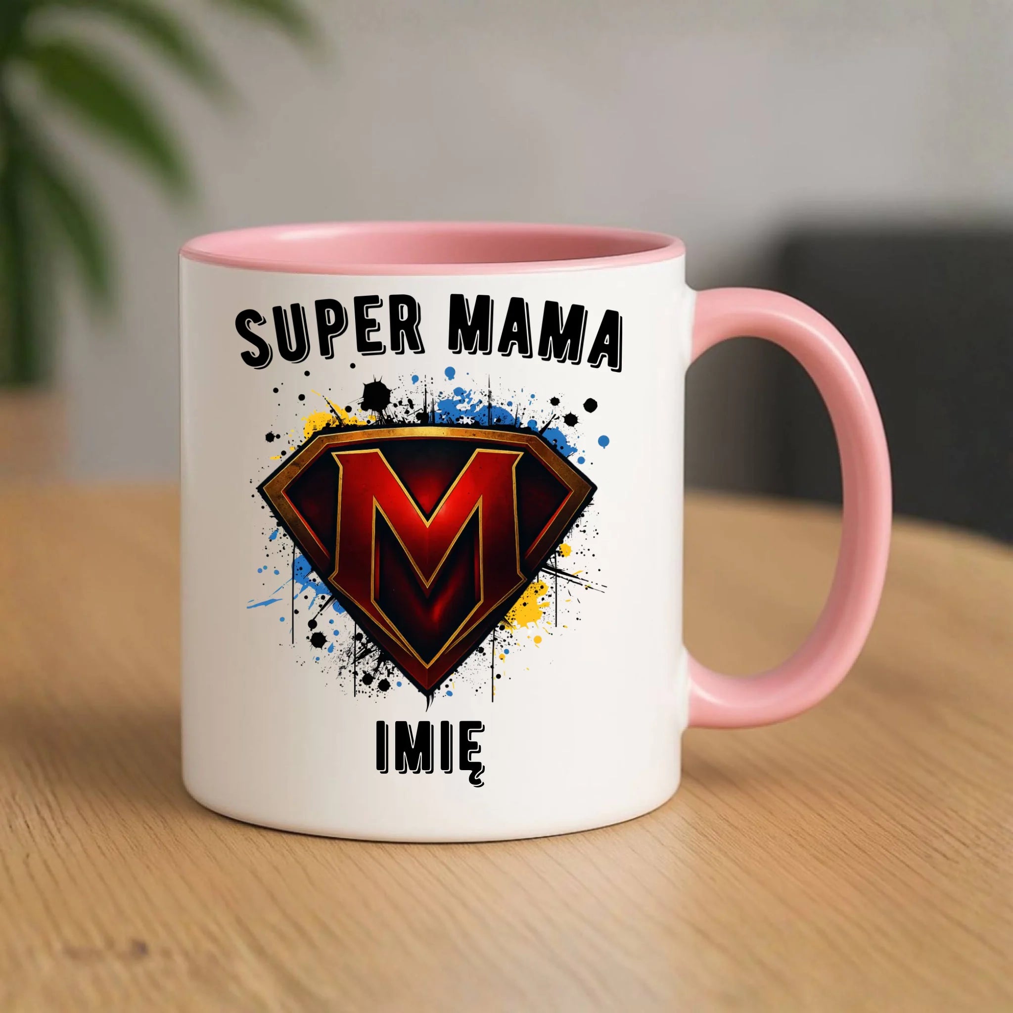 Kubek dla mamy - Super Mama - personalizowany DM07 - StoryCups.pl