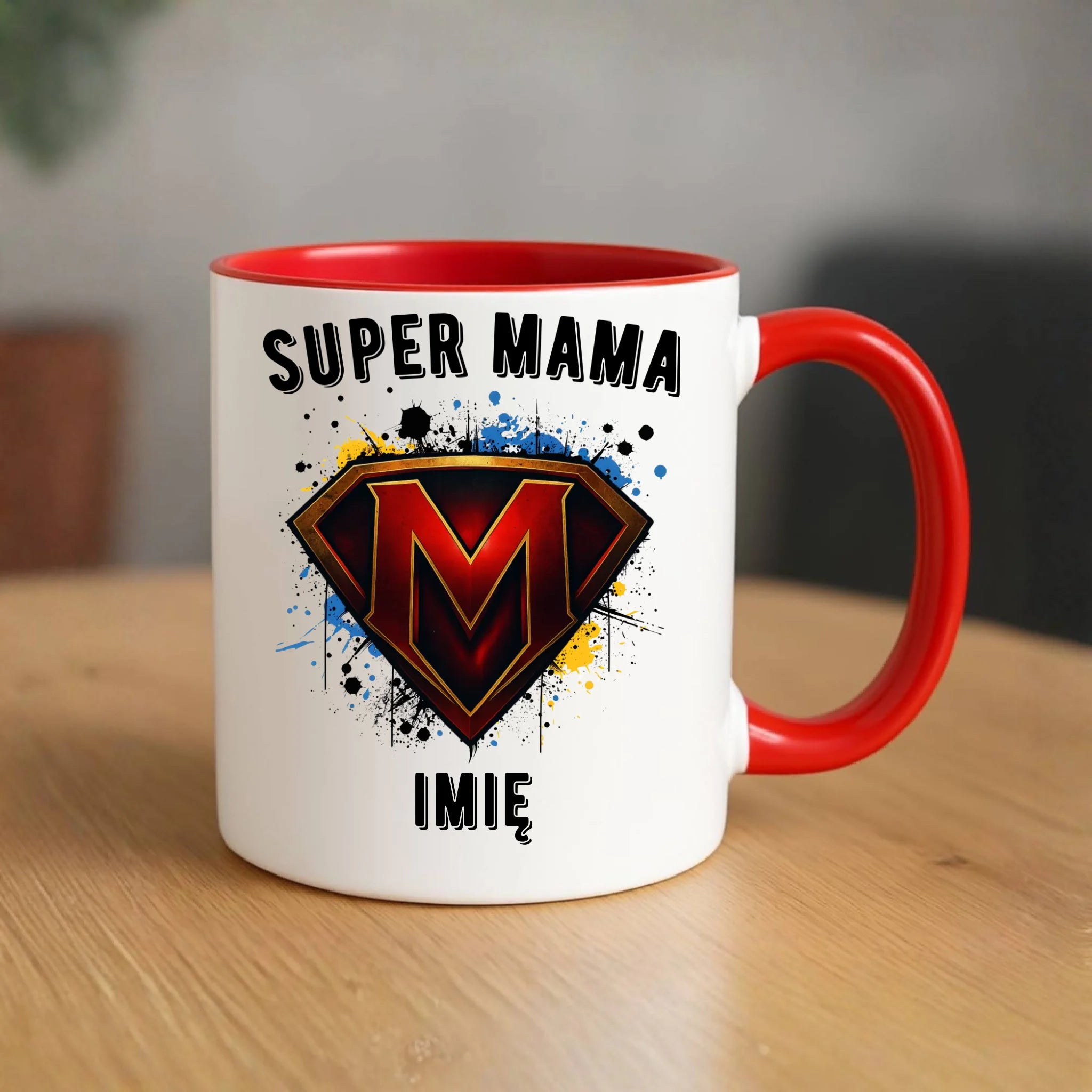 Kubek dla mamy - Super Mama - personalizowany DM07 - StoryCups.pl