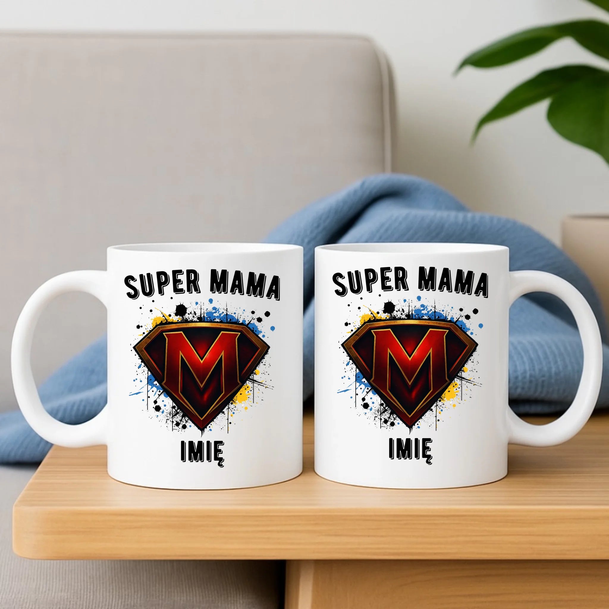 Kubek dla mamy - Super Mama - personalizowany DM07 - StoryCups.pl