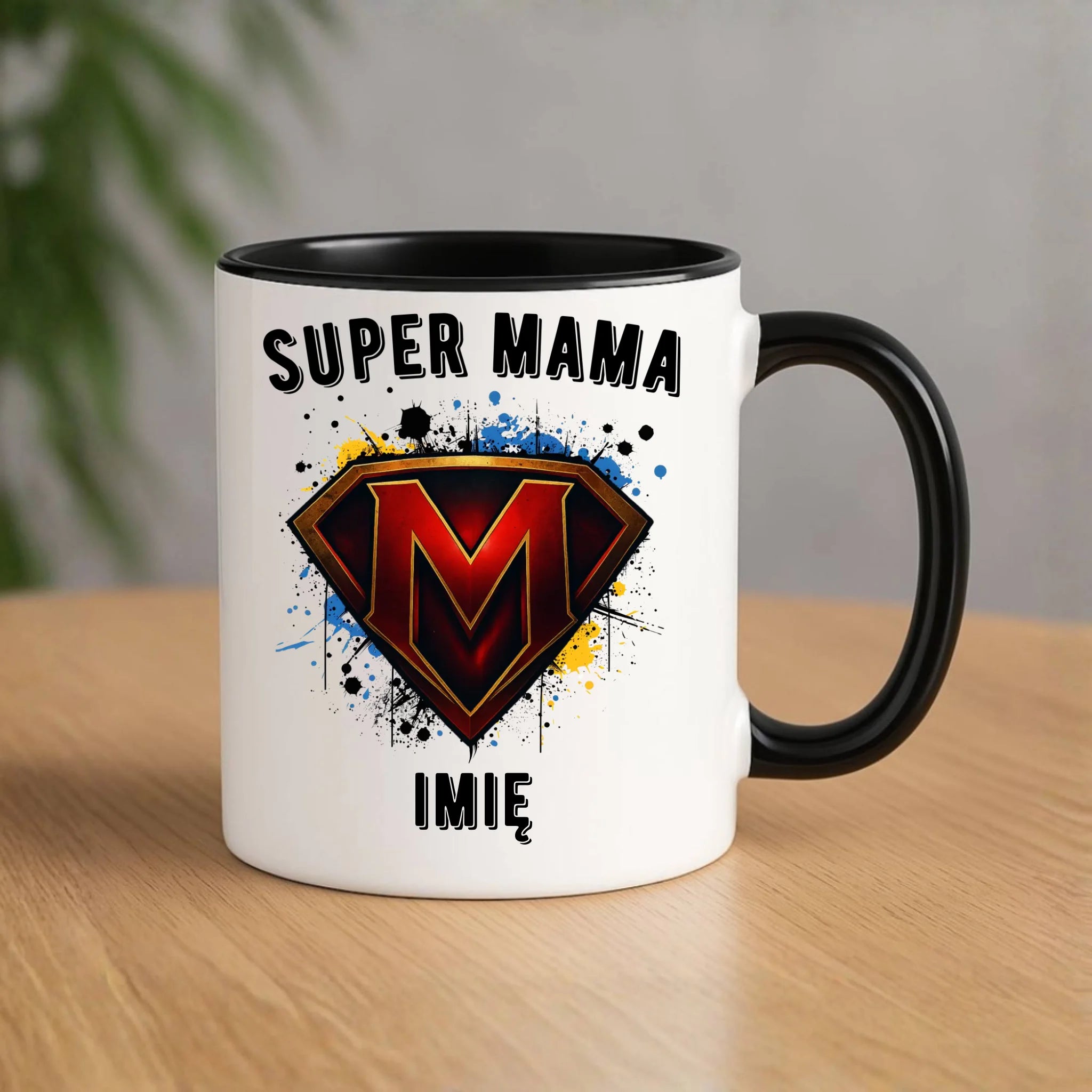 Kubek dla mamy - Super Mama - personalizowany DM07 - StoryCups.pl