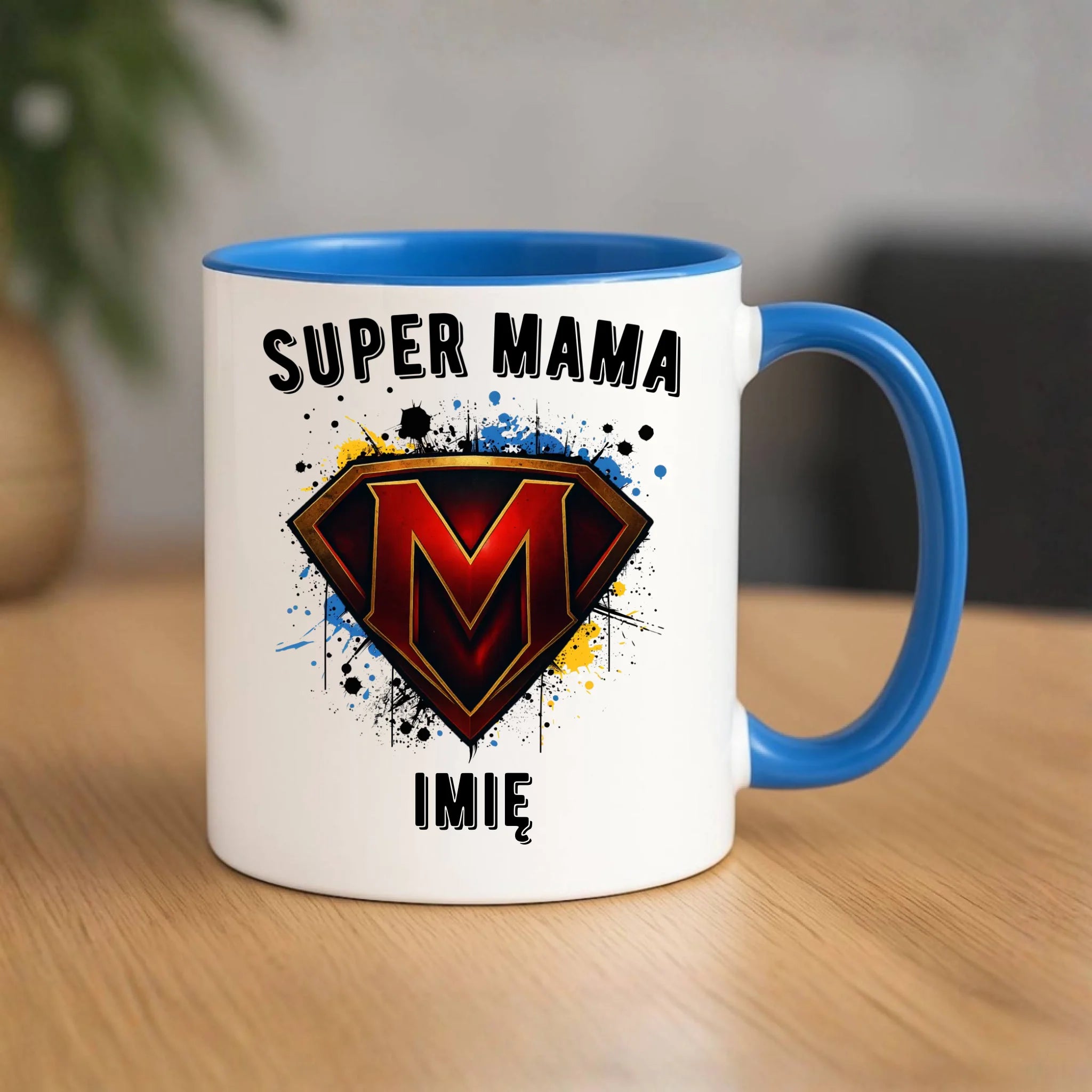Kubek dla mamy - Super Mama - personalizowany DM07 - StoryCups.pl