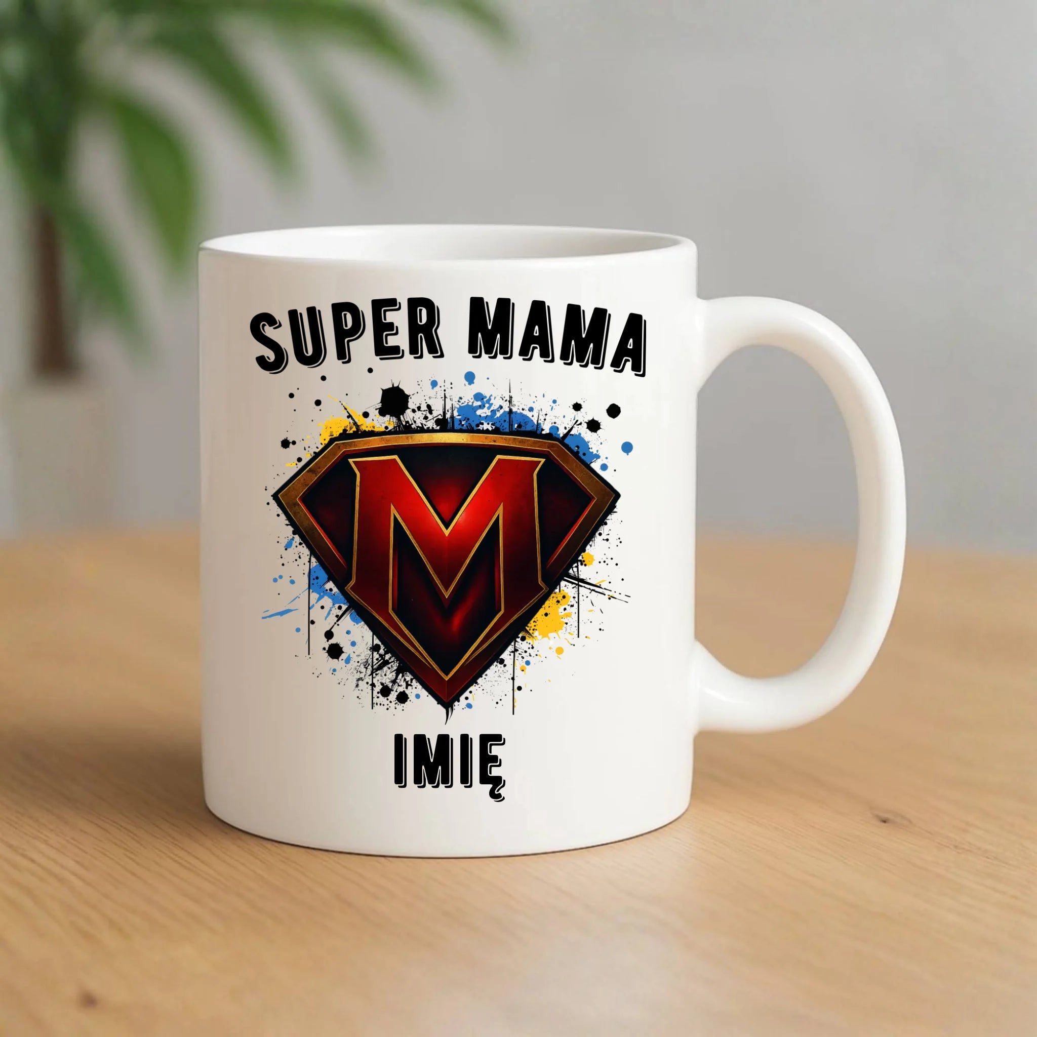 Kubek dla mamy - Super Mama - personalizowany DM07 - StoryCups.pl