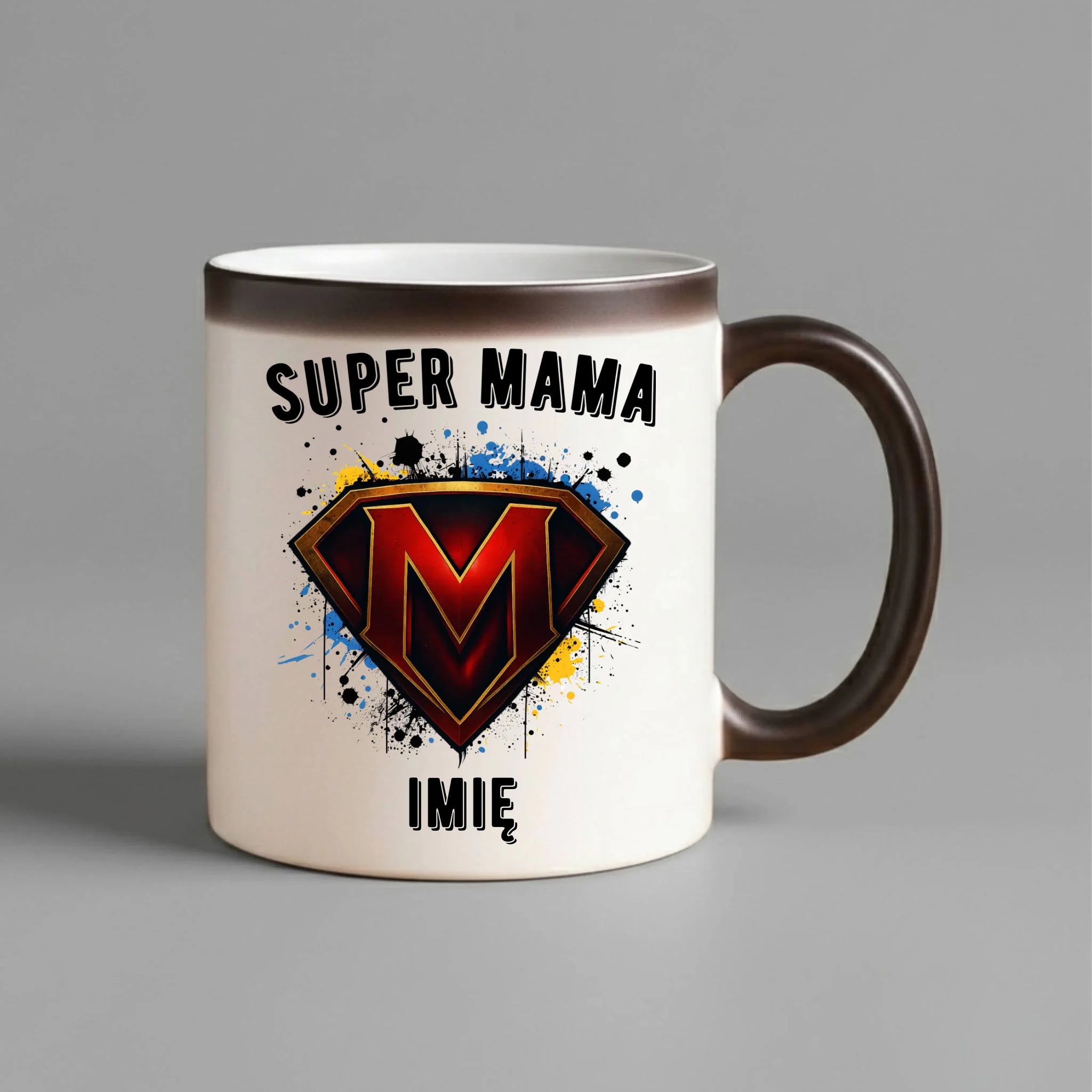 Kubek magiczny dla mamy - Super Mama - personalizowany DM07 - StoryCups.pl