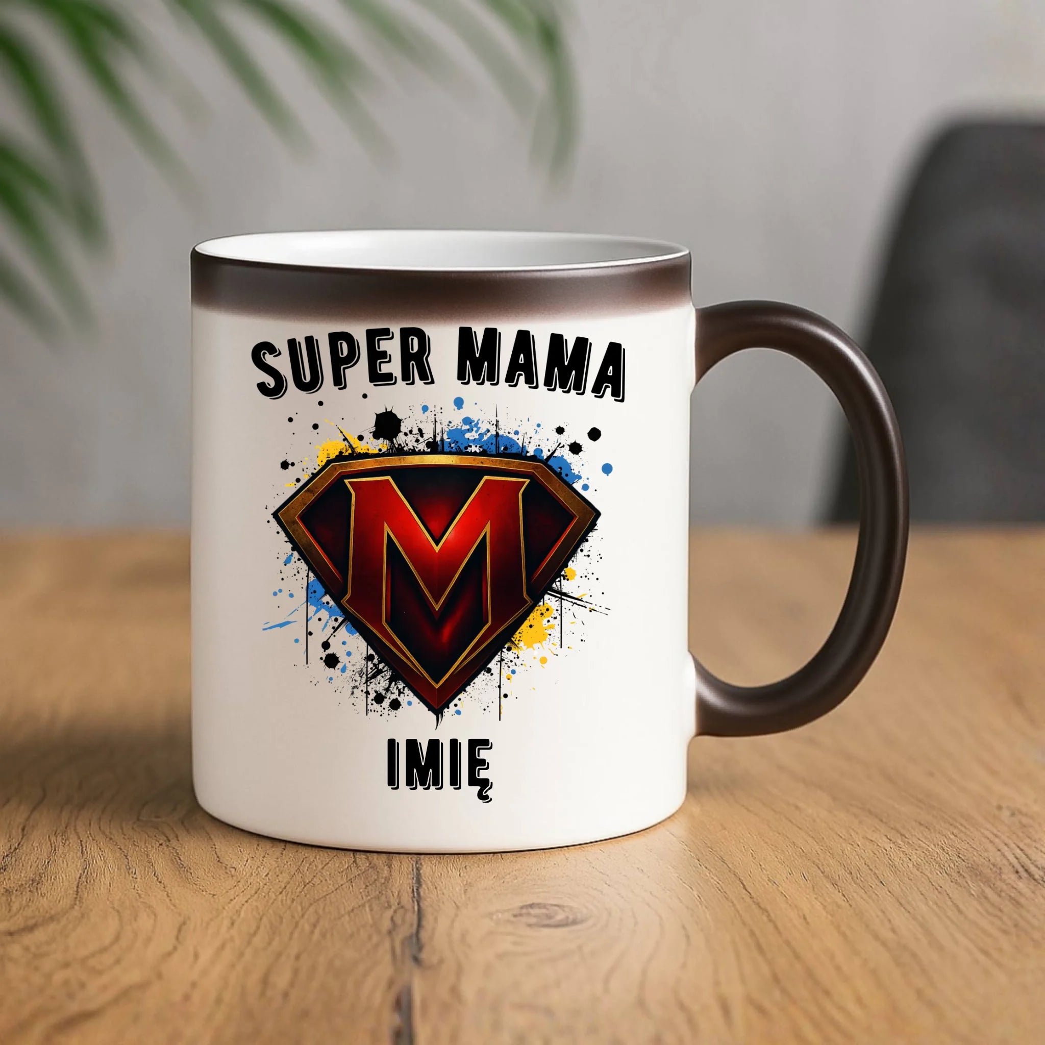 Kubek magiczny dla mamy - Super Mama - personalizowany DM07 - StoryCups.pl